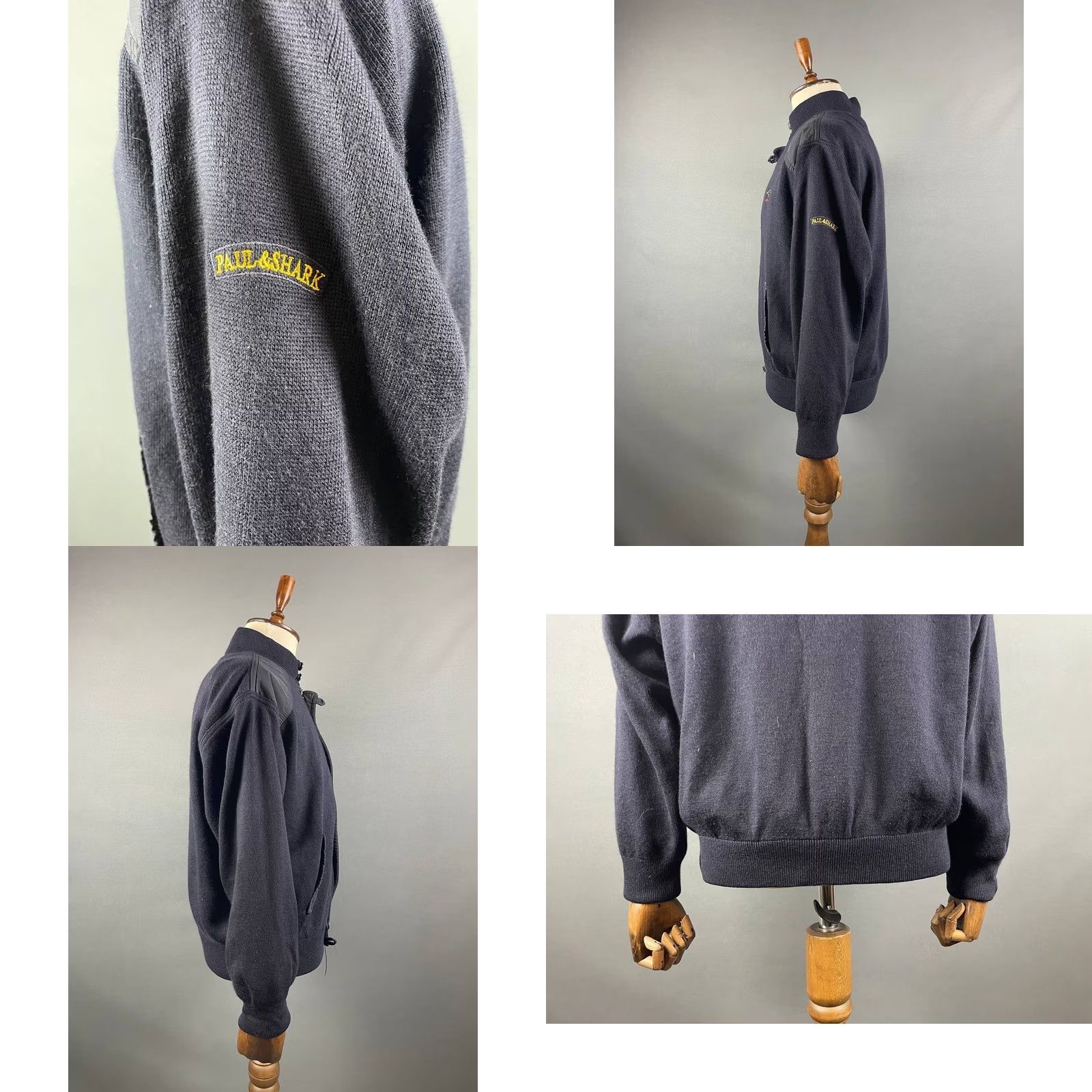 Paul & Shark Paul & Shark Jacket Mens Size L Blue Wool Knit Yachting Long Sleeve Zipper Size US L / EU 52-54 / 3 - 9 Thumbnail