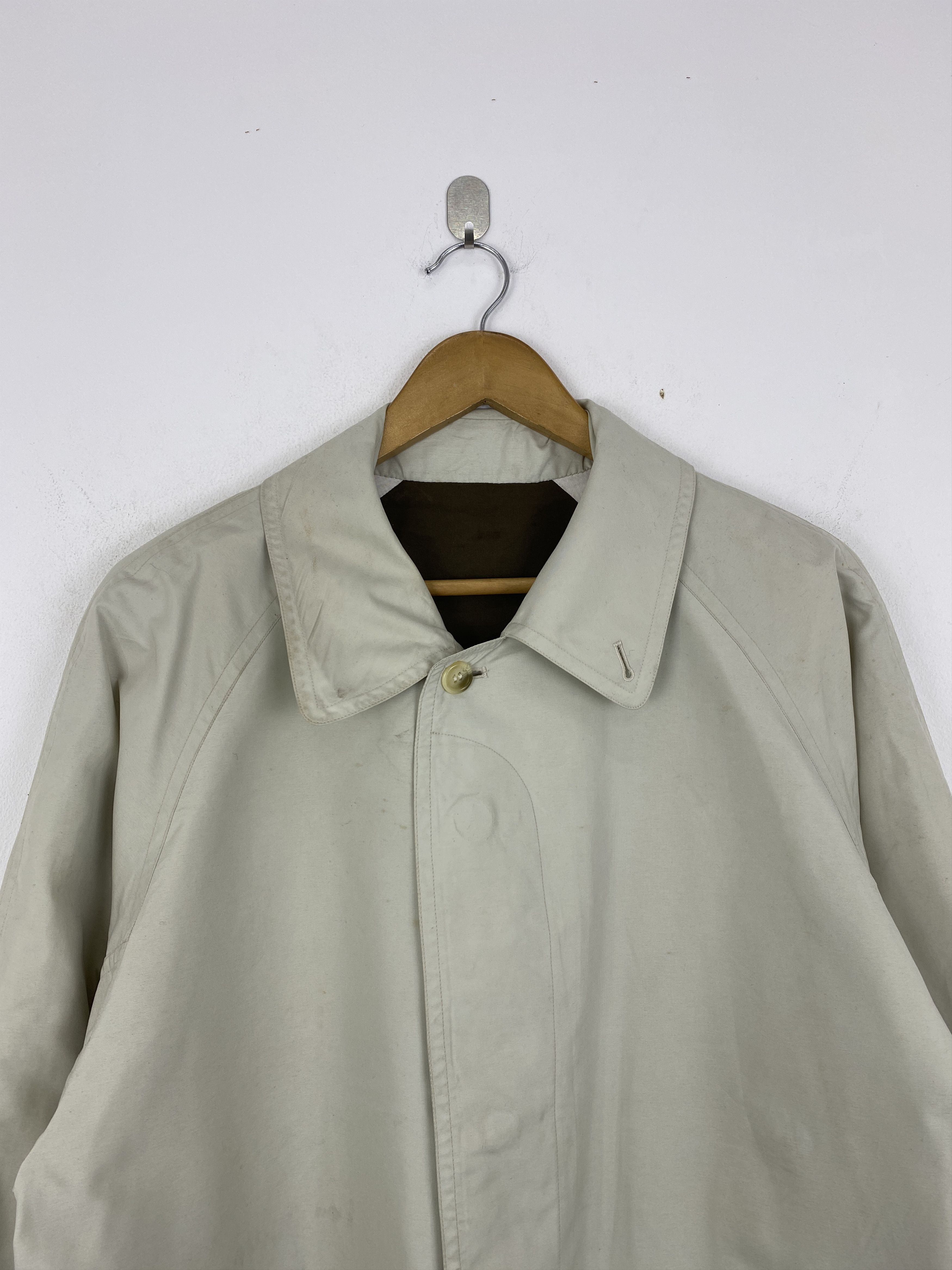Burberry Vintage Burberrys London Trench Coat J1949 Size US XL / EU 56 / 4 - 2 Thumbnail
