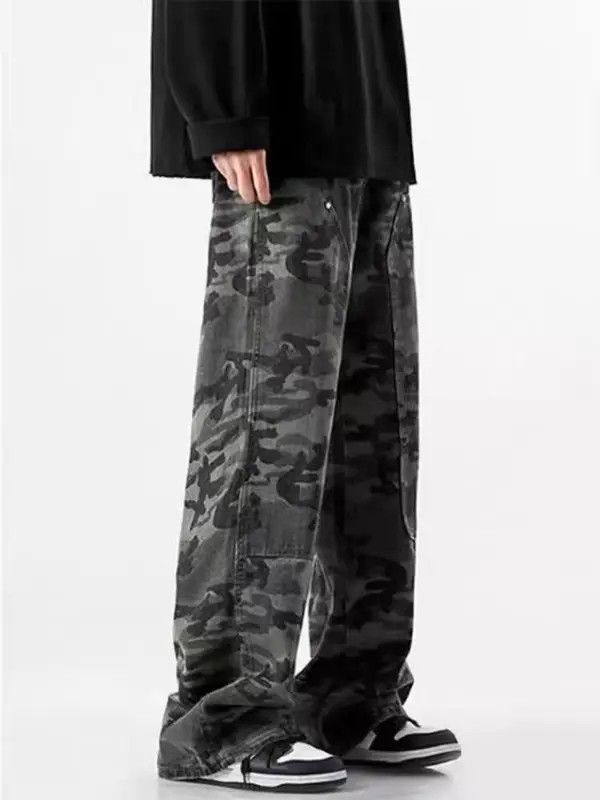 VIBE Vintage High Street Hip Hop Camo Jeans Size US 31 - 4 Thumbnail