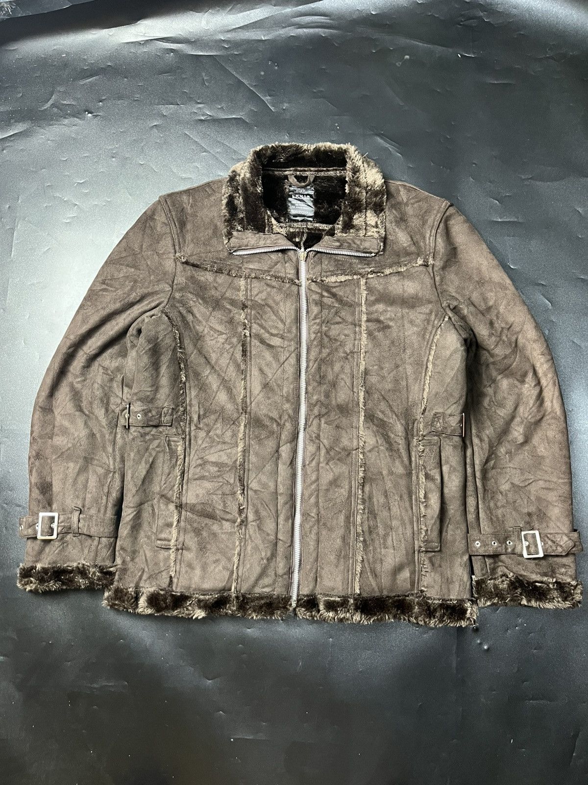 If Six Was Nine × Japanese Brand Japanese Louis Chavlon Crazy Suede Fur jacket Size US M / EU 48-50 / 2 - 1 Thumbnail