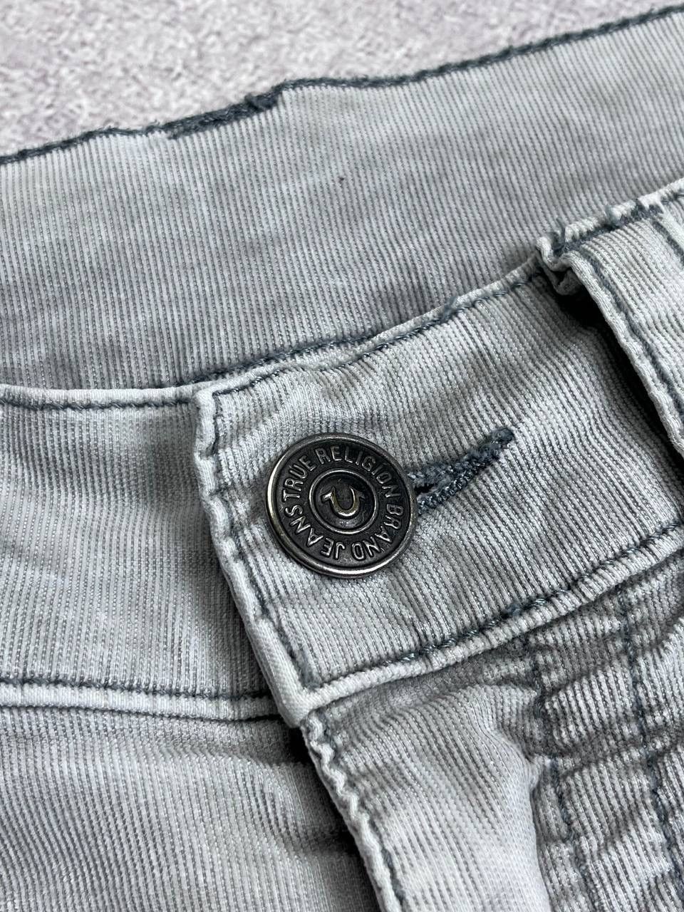 True Religion × Vintage Vintage True Religion Gray Y2K Jorts Shorts 32 Size US 32 / EU 48 - 8 Thumbnail