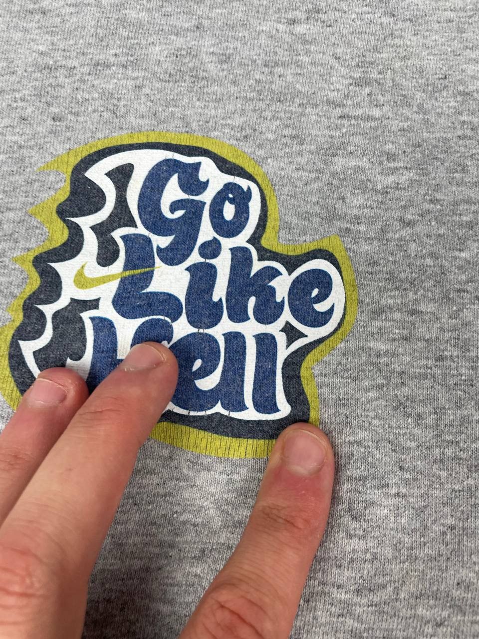 Nike Vintage Nike Go Like Hell T Shirt 00s Size US M / EU 48-50 / 2 - 6 Thumbnail