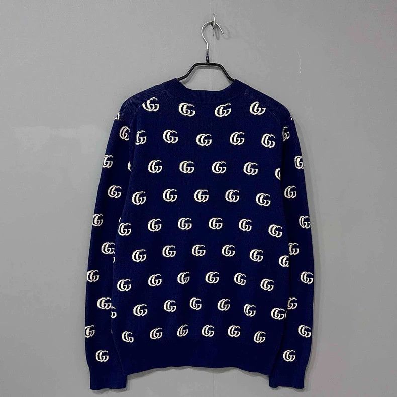 Gucci Gucci Double G old flower full print embroidered cardigan c Size S / US 4 / IT 40 - 3 Thumbnail