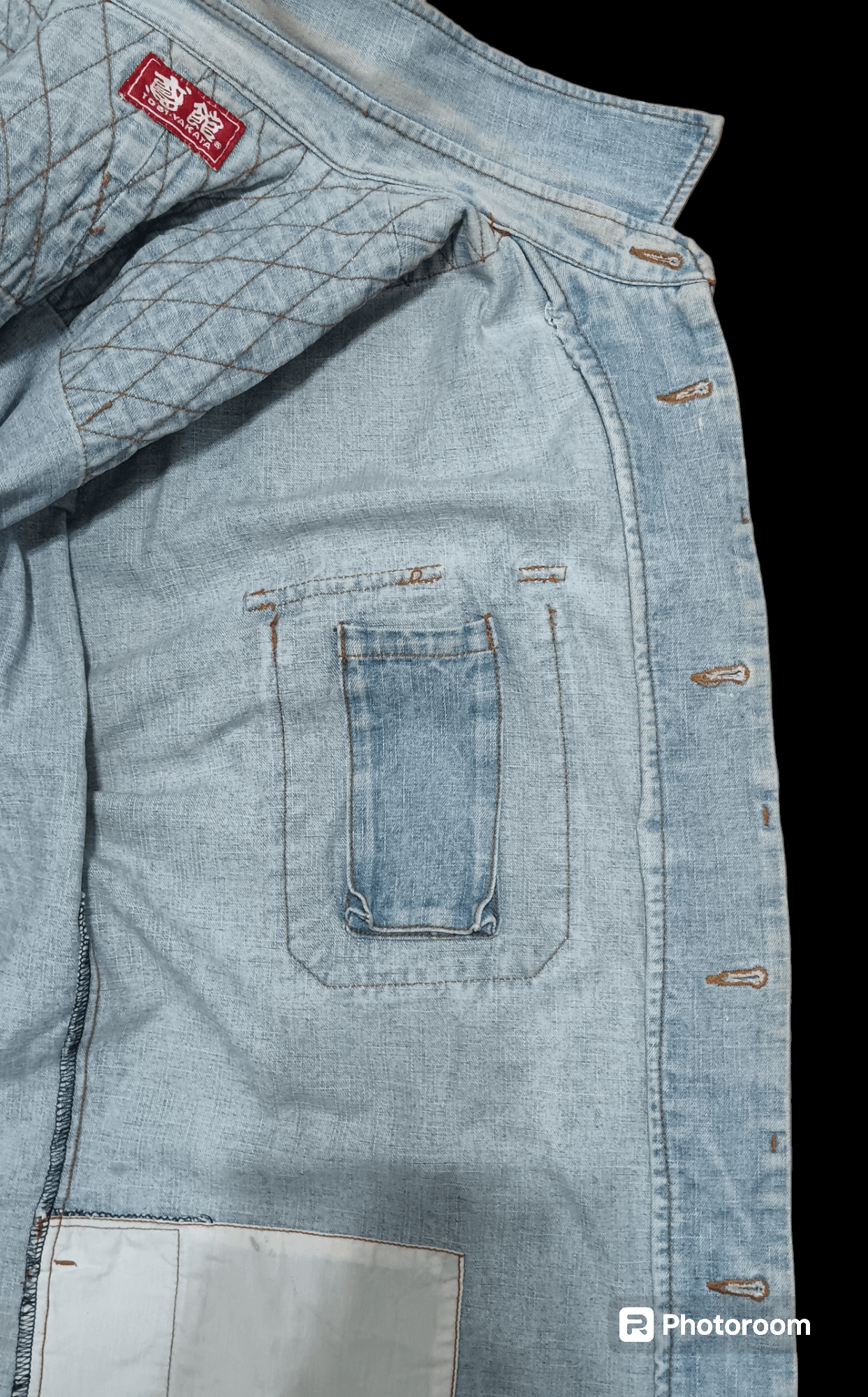 If Six Was Nine VINTAGE TOBI YAKATA WORKER DENIM JACKET Size US XL / EU 56 / 4 - 4 Thumbnail