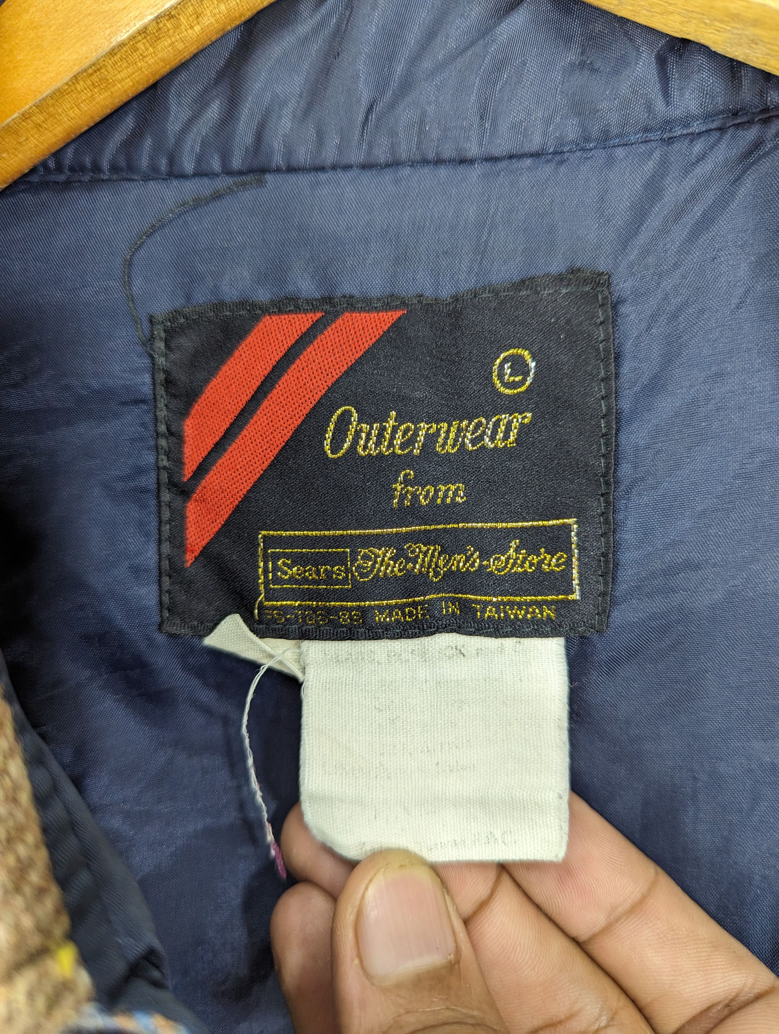 Sears 🔥RARE🔥Vintage Sears Button Ups Plaid Jacket Size US L / EU 52-54 / 3 - 9 Thumbnail