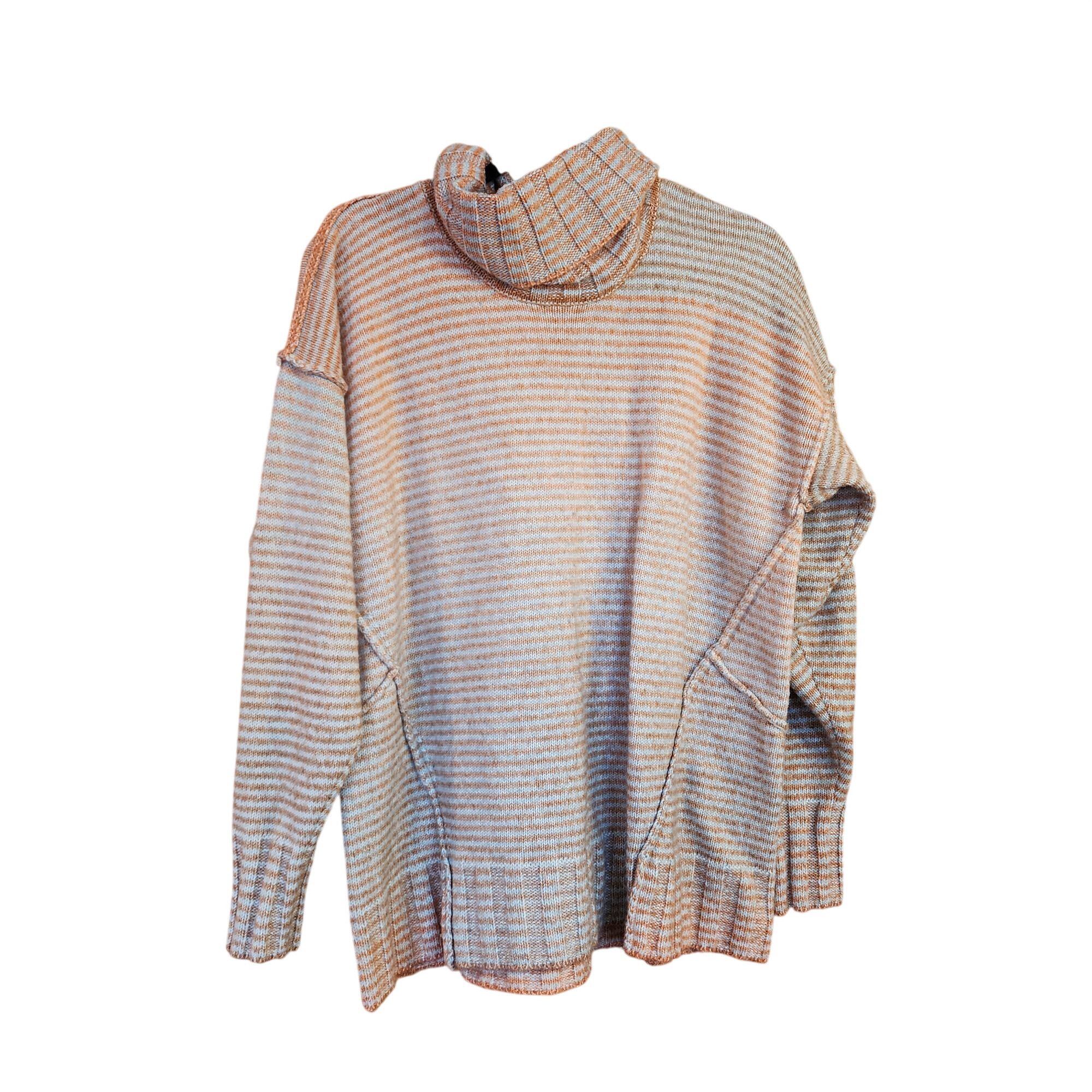 Other Cabi Ombre Cowl Neck Inside Out Orange beige ivory stripe La Size L / US 10 / IT 46 - 1 Thumbnail