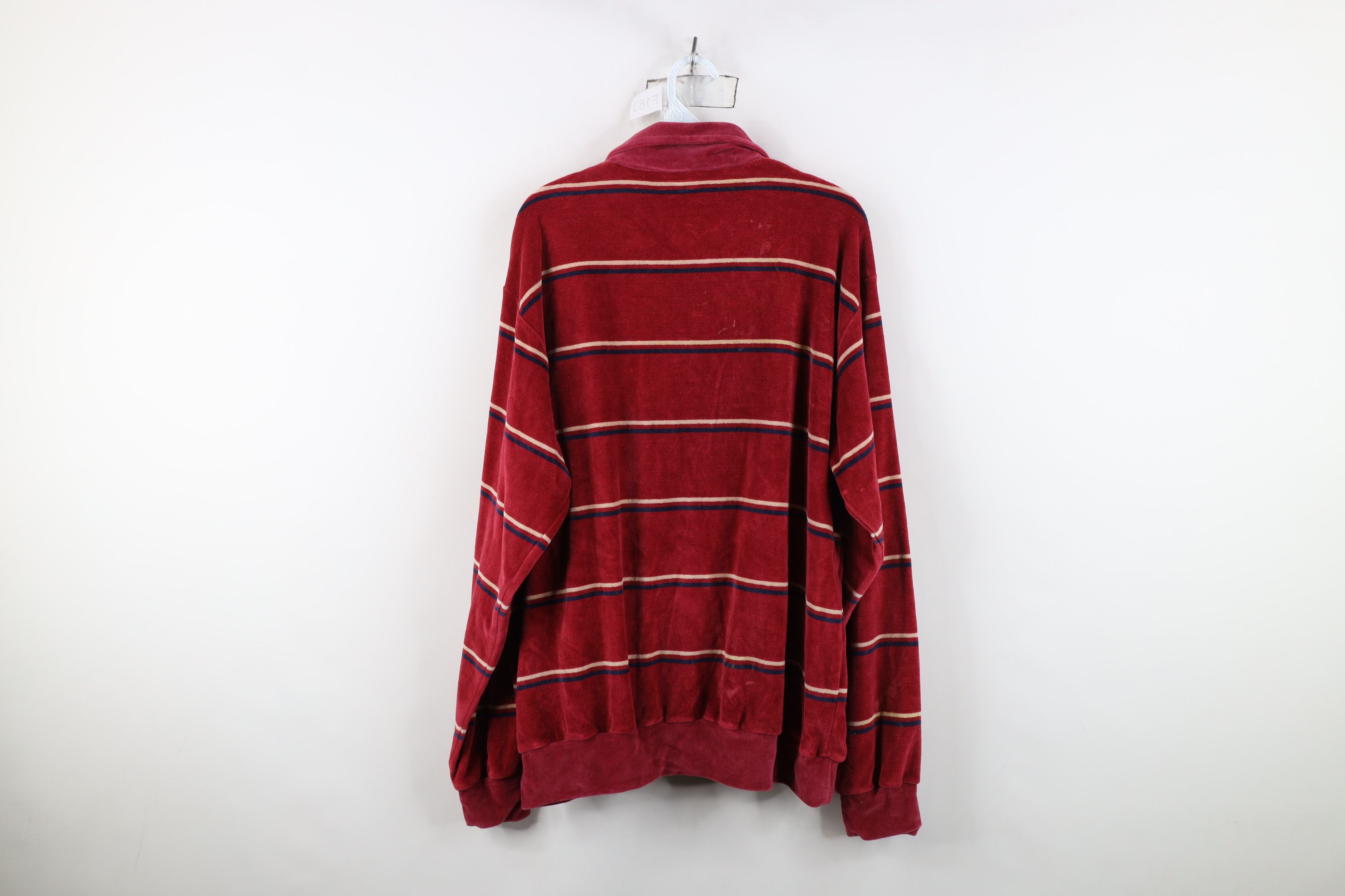 Vintage Deadstock Vintage 70s Streetwear Striped Rugby Polo Shirt Size US XL / EU 56 / 4 - 11 Thumbnail