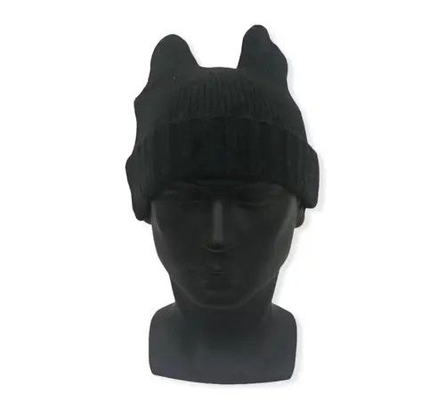 Other Japanese Brand Devil Horn Plain Beanie Hat Size ONE SIZE - 6 Thumbnail