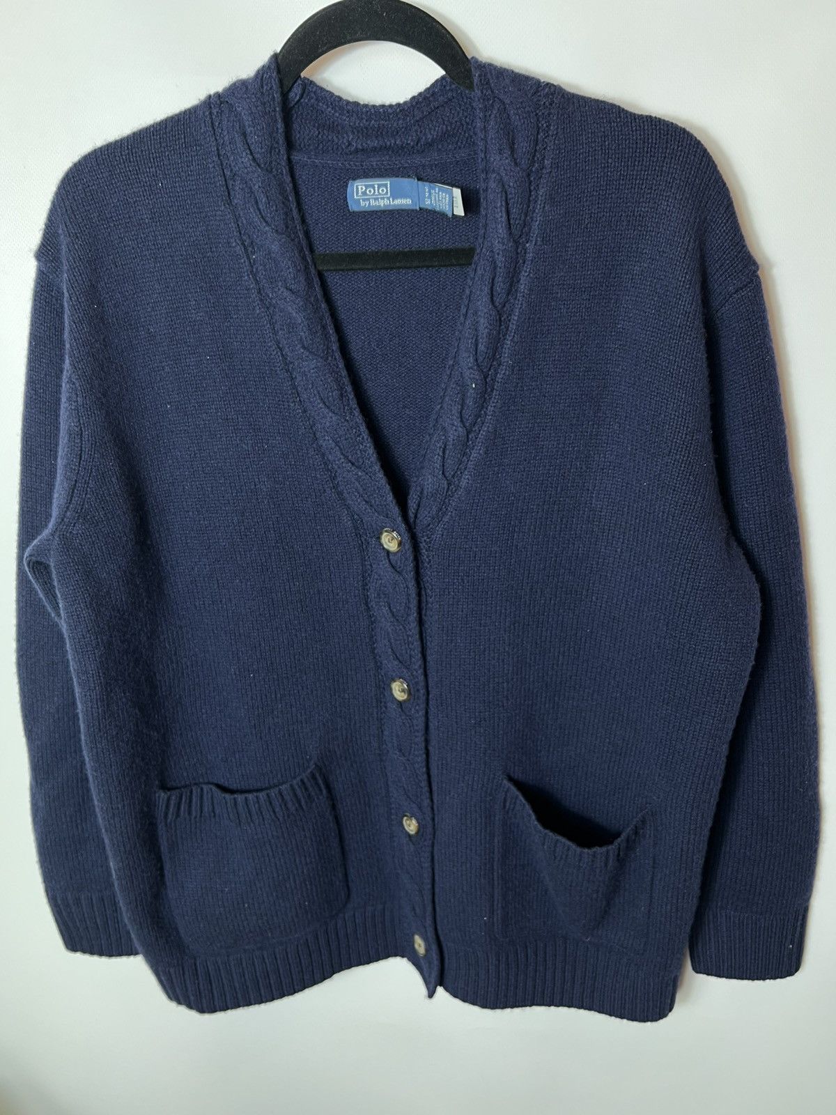 Polo Ralph Lauren Vintage Polo Ralph Lauren Wool Cashmere Hybrid Cardigan Size S / US 4 / IT 40 - 3 Thumbnail