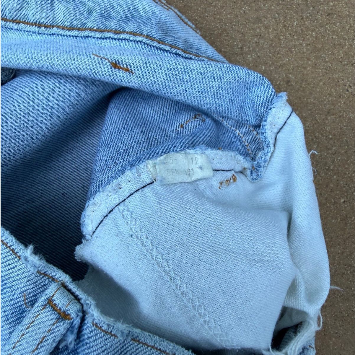 Levi's Vtg 80's Levi's 684 Orange Tab Bellbottom Flare Jeans 31x32 Size US 30 / EU 46 - 6 Thumbnail
