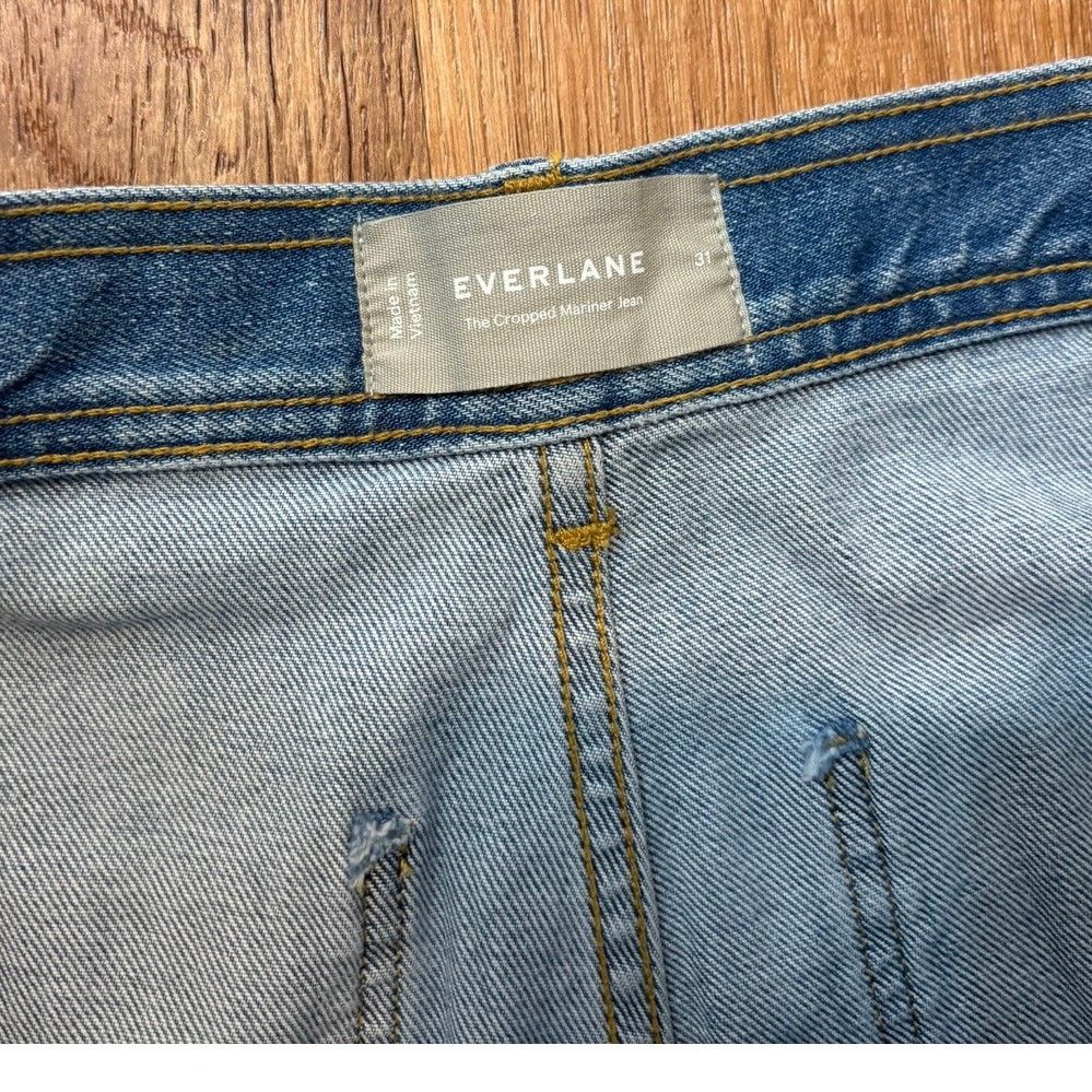Everlane NWOT Everlane The Mariner Cropped Jean Shallow Beach Size 31 Size 31" - 5 Thumbnail