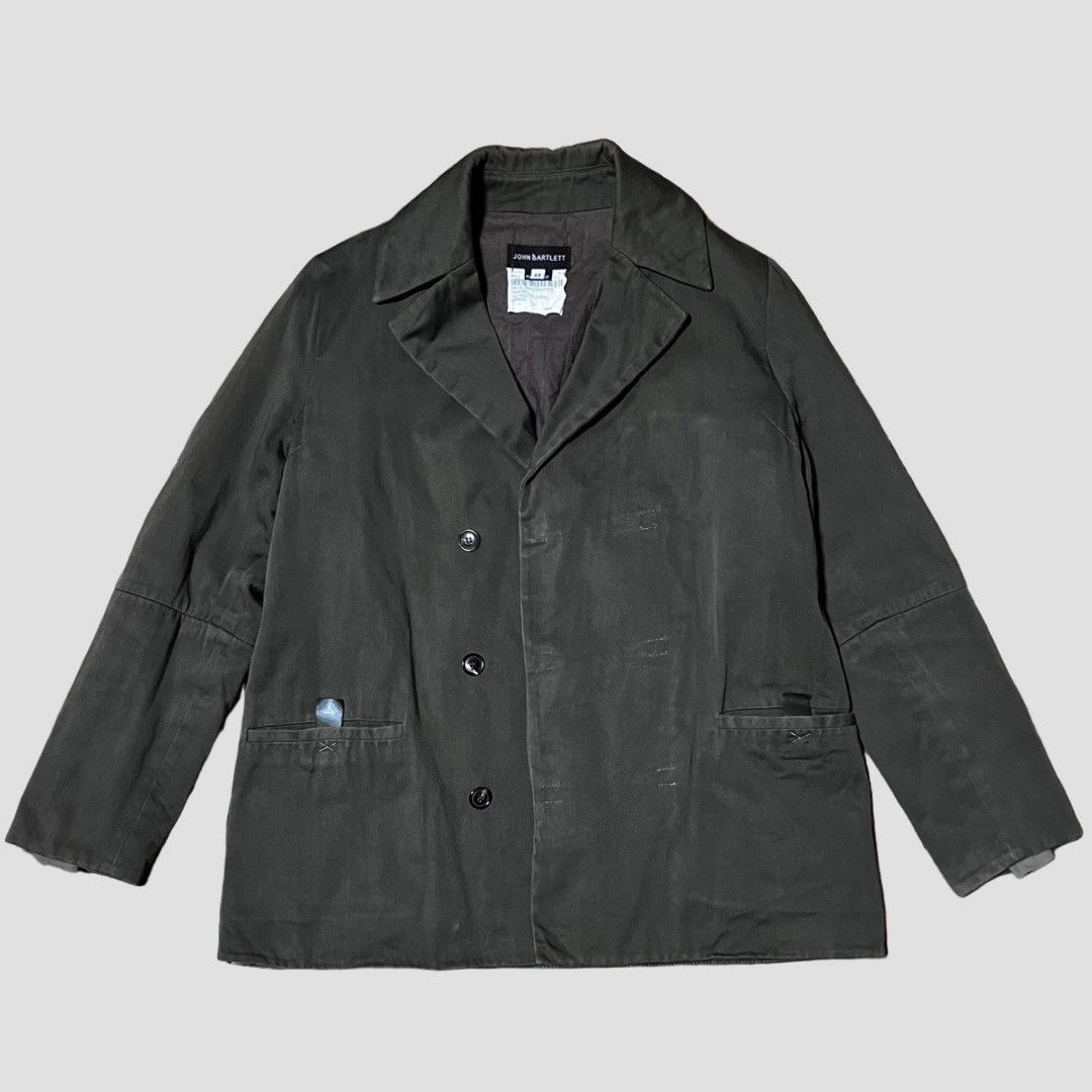 John Bartlett JOHN BARTLETT Double-Breasted Tailored Jacket riri Zip Size 42S - 1 Thumbnail