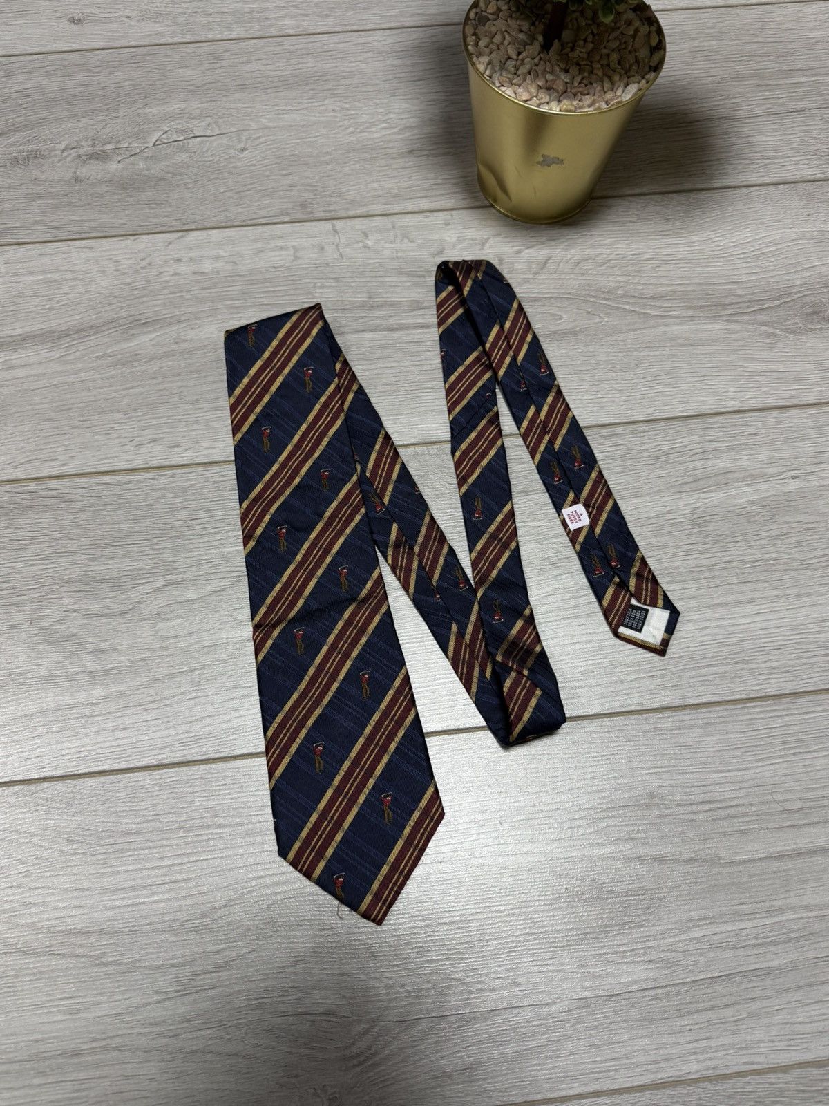 Vintage Nude girl tits silk tie Micro Pussy Fibra golf vintage Size ONE SIZE - 2 Thumbnail