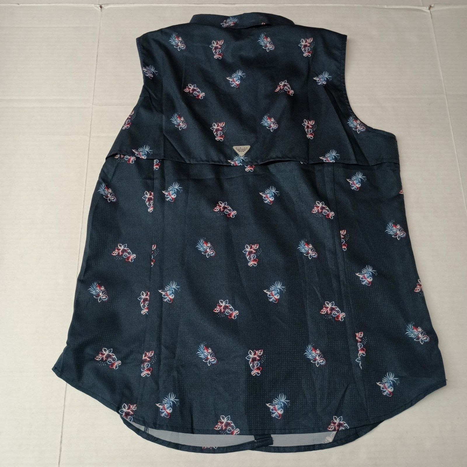 Columbia Columbia Women's Tamiami Shirt Size L Navy Blue Floral Print Size L / US 10 / IT 46 - 7 Thumbnail