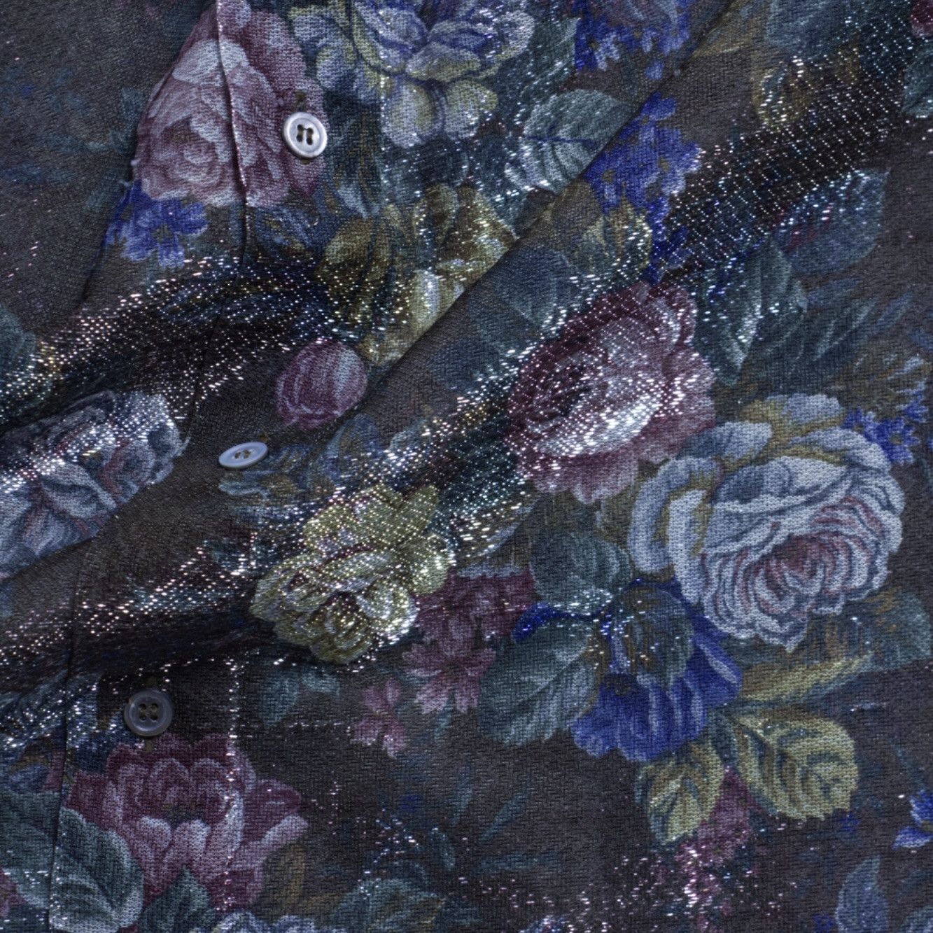Yohji Yamamoto Vintage Yohji Yamamoto Floral Golden Shirt Size US S / EU 44-46 / 1 - 6 Thumbnail