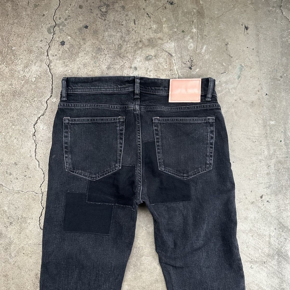 Acne Studios Acne Studios River Black Patch Denim Jeans Size US 31 - 11 Thumbnail