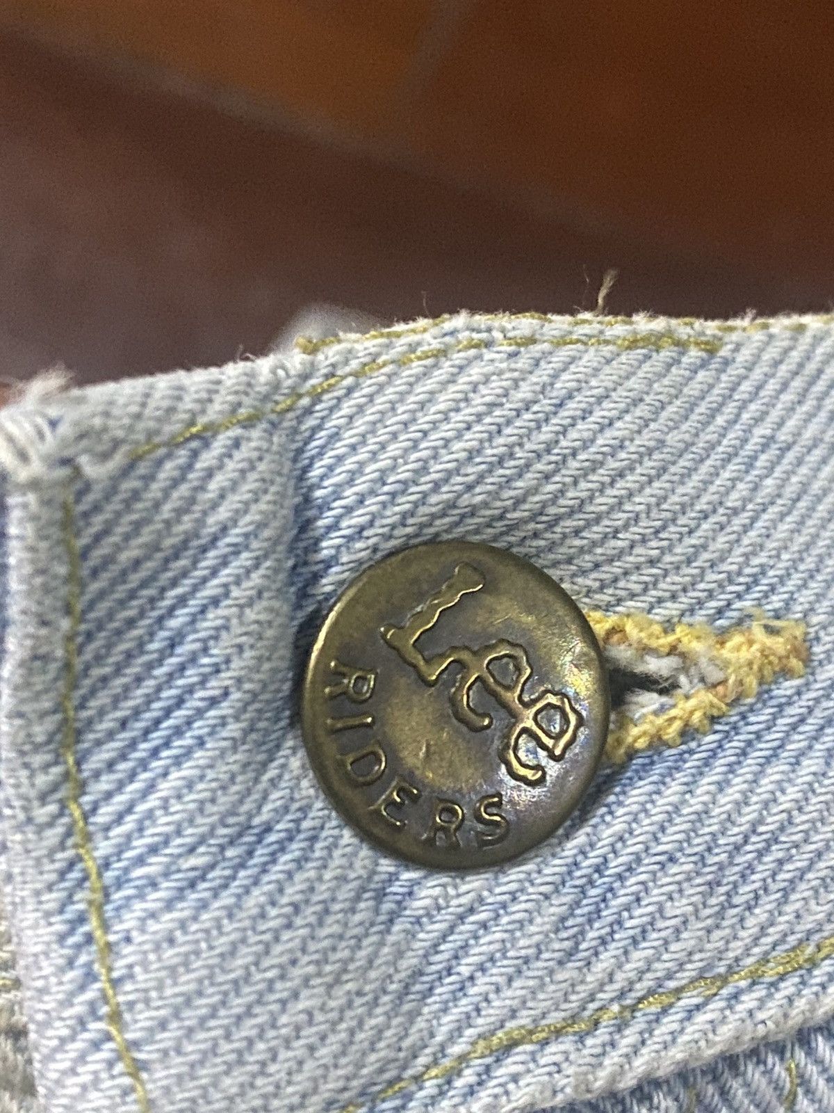 Lee Vintage 70s LEE Riders mud wash rusty talon 42 Size US 32 / EU 48 - 19 Thumbnail