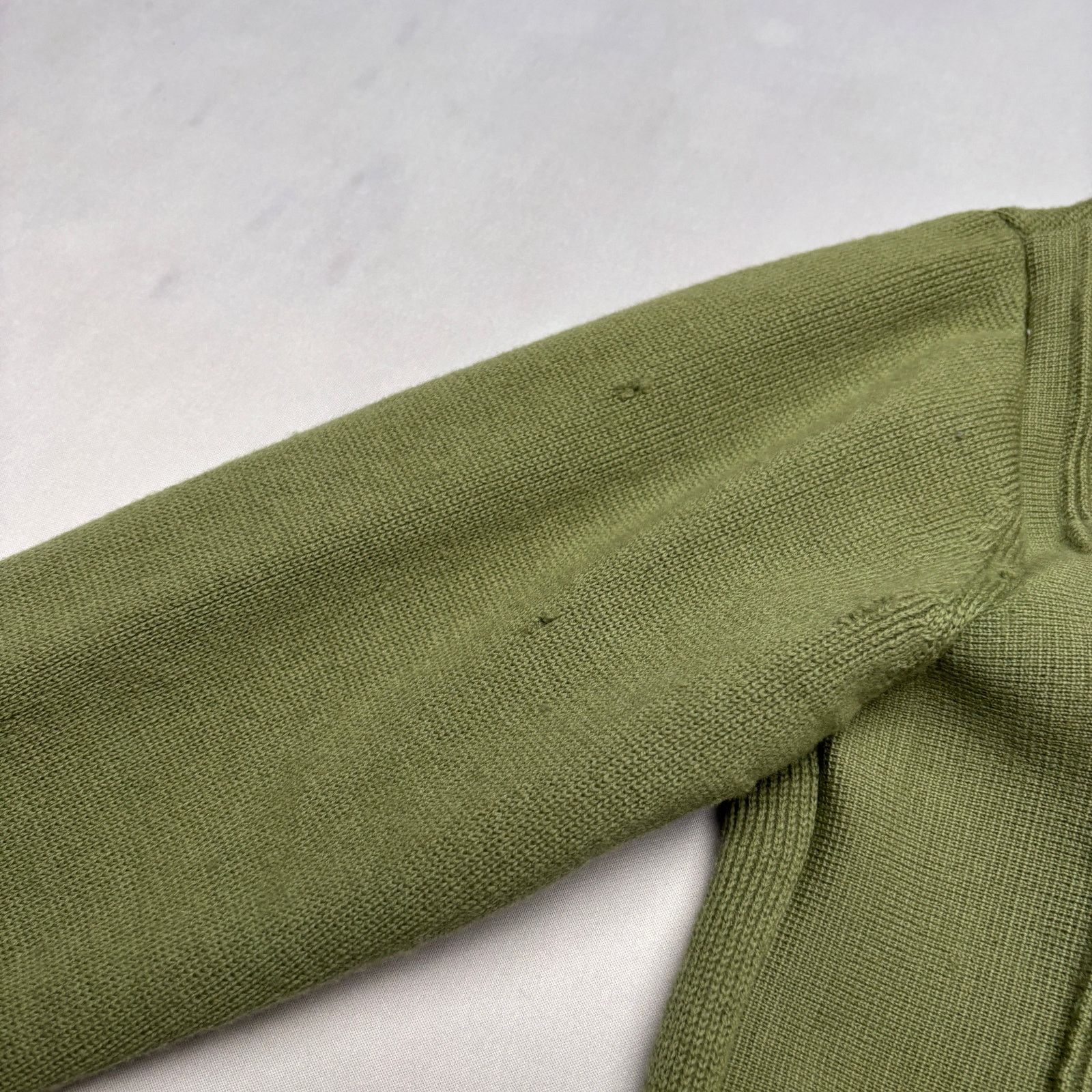 Vintage Vintage 40s 50s Wool Knit Suede Cardigan Sweater Ricky M Size US M / EU 48-50 / 2 - 13 Thumbnail