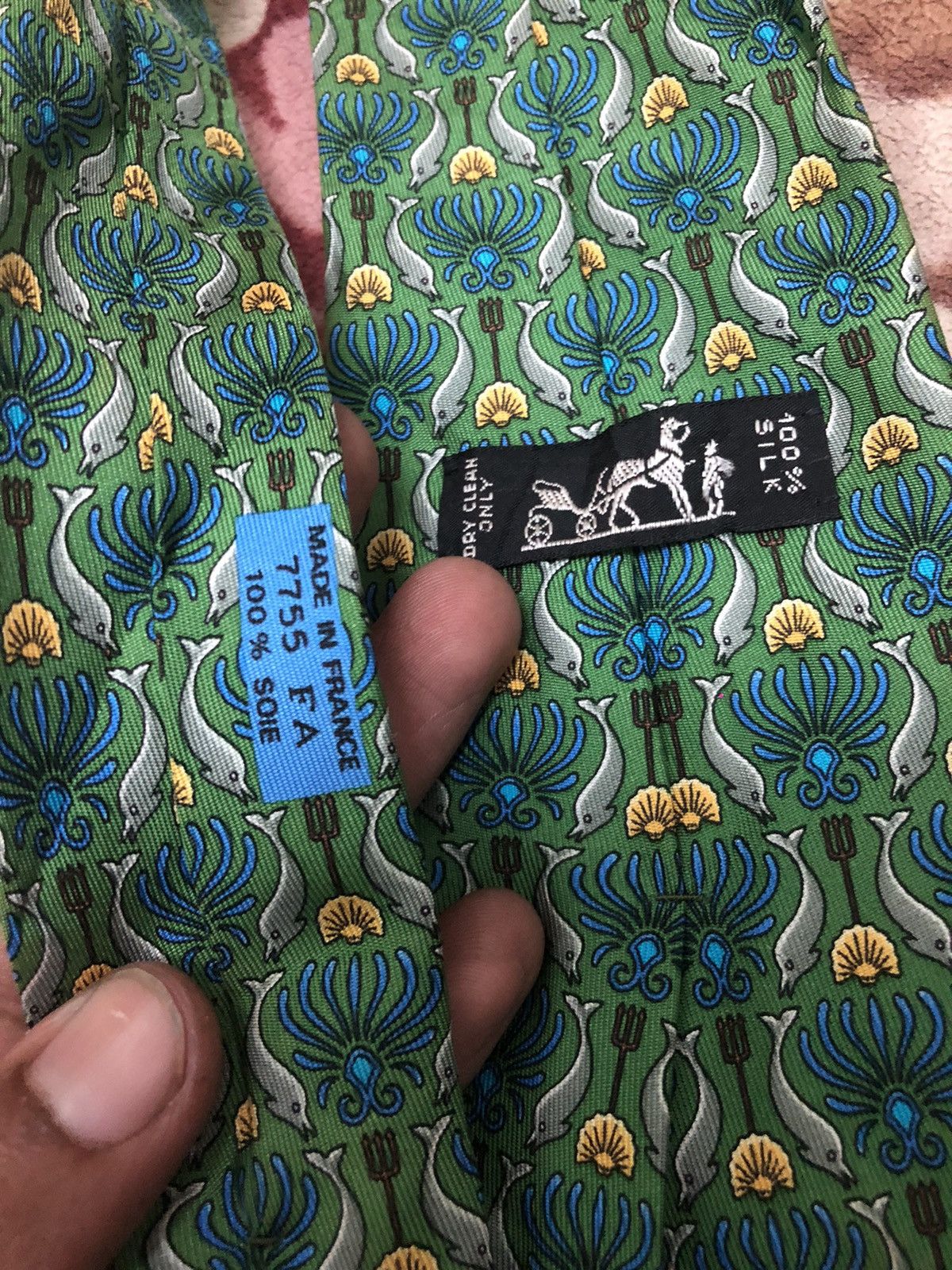 Designer × Hermes × Vintage Combo 2 pcs necktie hermes paris Size ONE SIZE - 4 Thumbnail