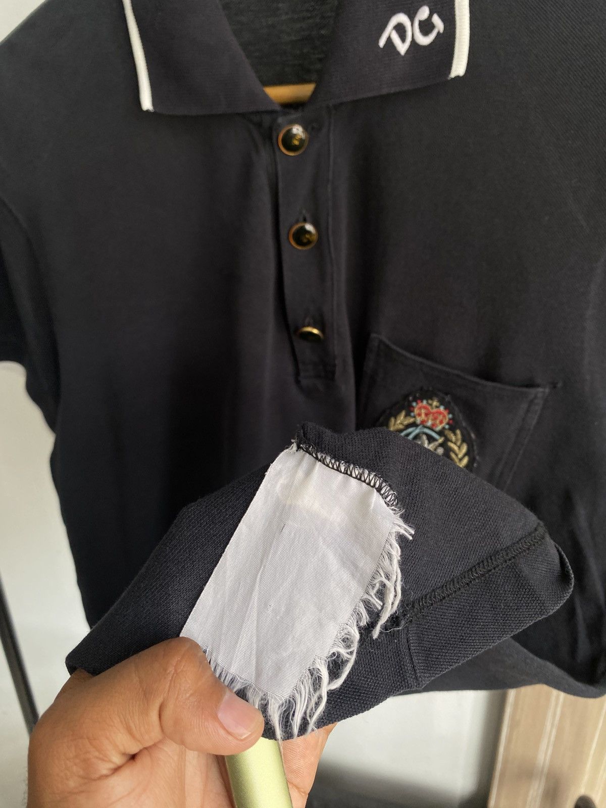 Dolce & Gabbana Vintage FADED Dolce & Gabbana Polo Shirt 🔥 Size US M / EU 48-50 / 2 - 18 Thumbnail