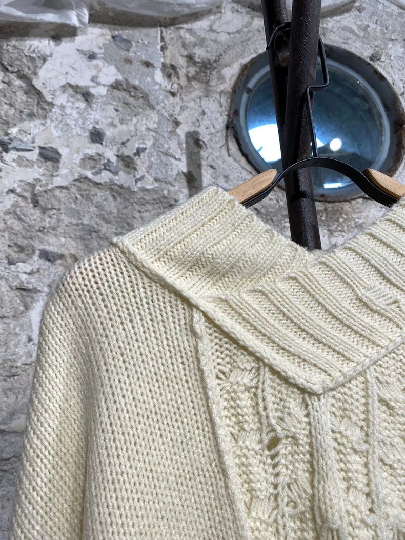 Y's Y's Beige Disruptive Sweater Size XS / US 0-2 / IT 36-38 - 3 Thumbnail