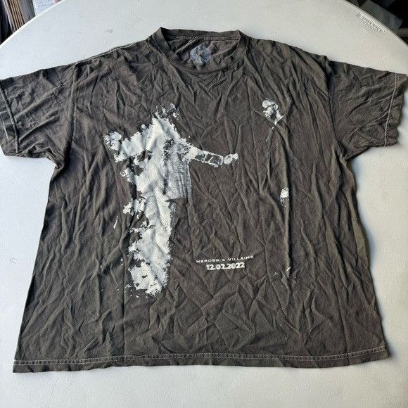 HELLSTAR × Metro Boomin Metro Boomin x Hellstar Cover Tee 'Black Sz Extra Large XL Size US XL / EU 56 / 4 - 2 Thumbnail