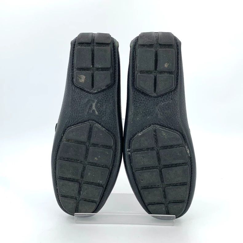 Louis Vuitton Louis Vuitton Black silver button slip-on casual shoes Size US 6.5 / IT 36.5 - 5 Thumbnail