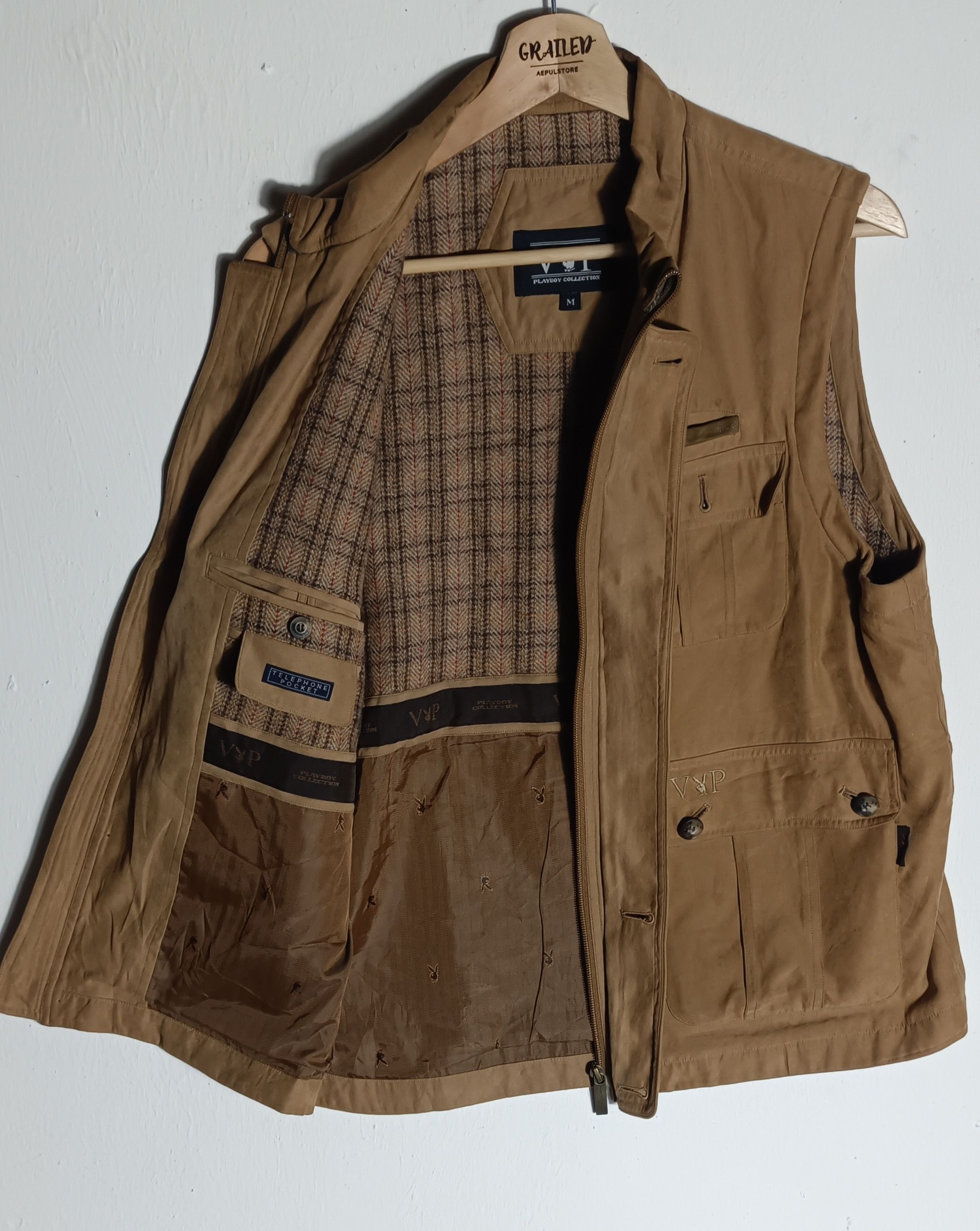 Playboy PLAYBOY Workwear Tactical Fishing Utility Vest Jacket Size US M / EU 48-50 / 2 - 1 Thumbnail