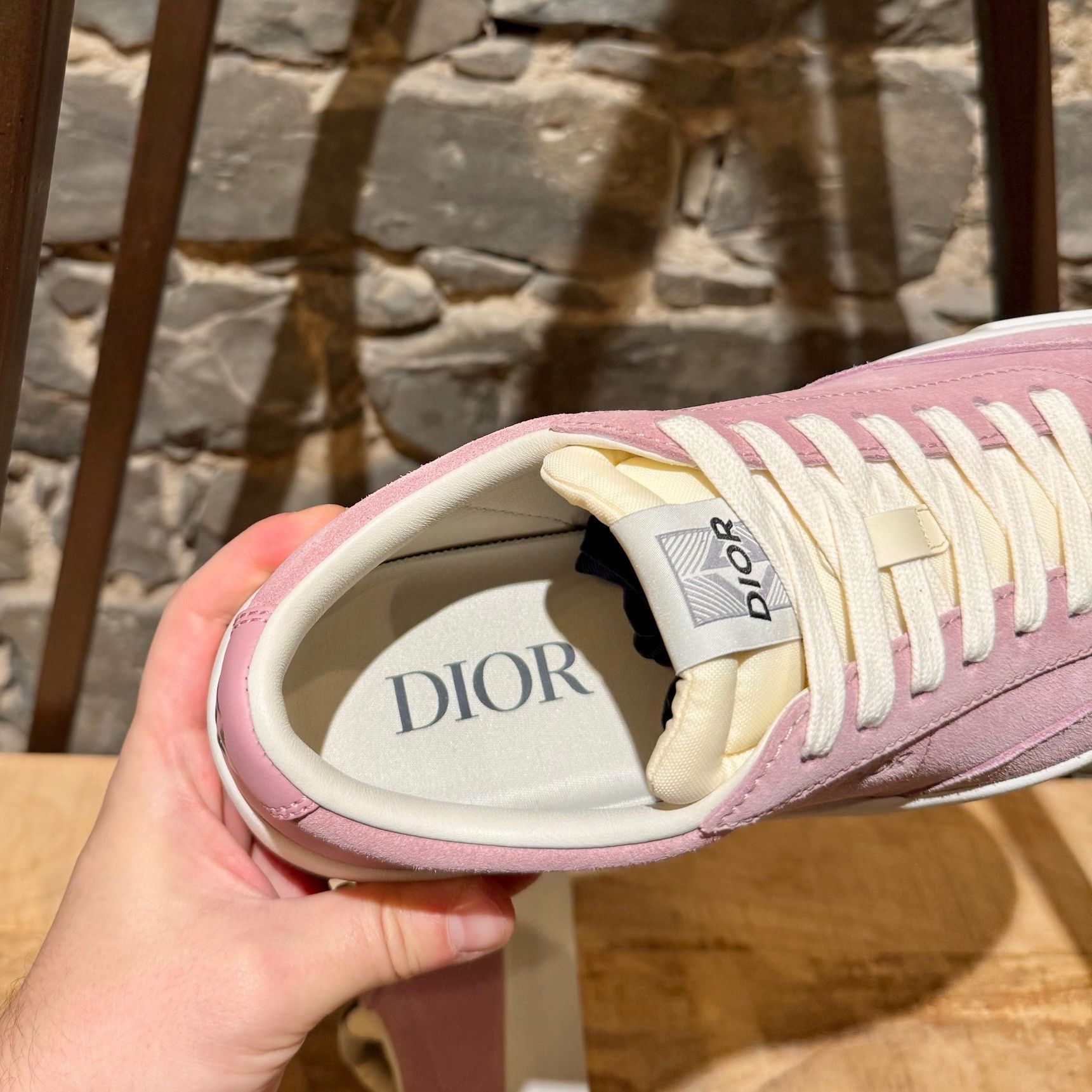 Dior Dior B101 Pink Suede Low-top Sneakers Size US 8 / EU 41 - 12 Thumbnail