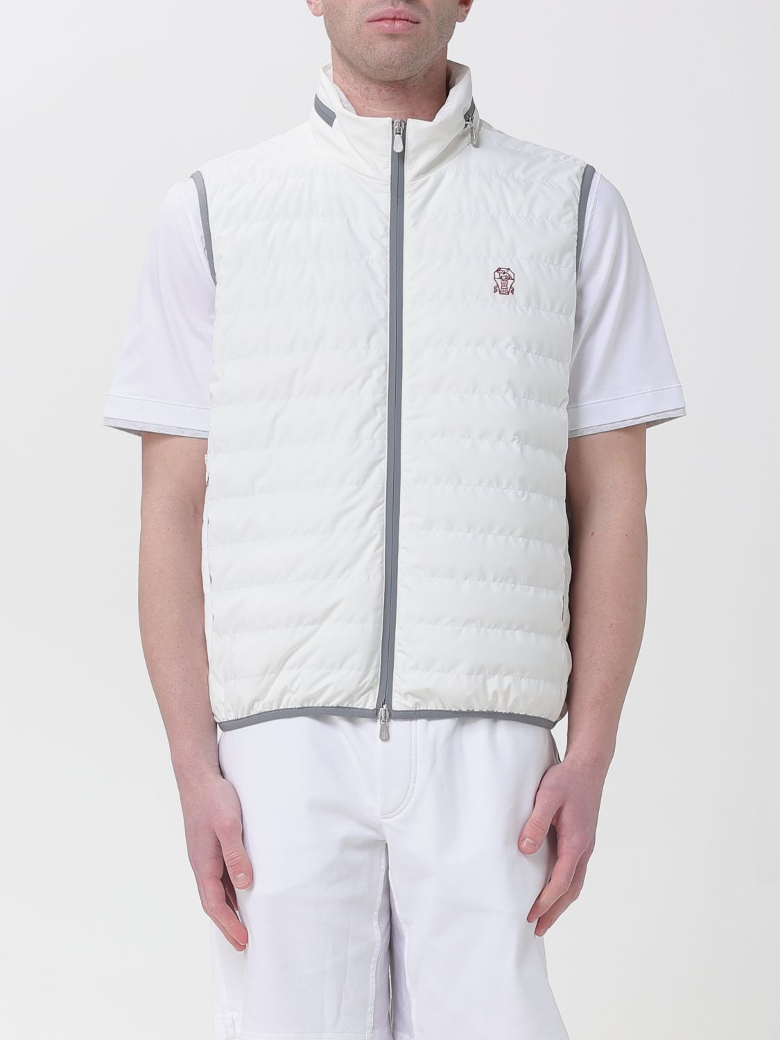 Brunello Cucinelli Brunello Cucinelli Suit Vest Men White Size US XXL / EU 58 / 5 - 1 Thumbnail