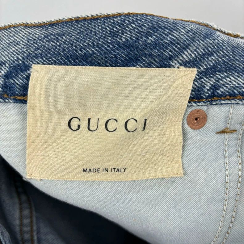 Gucci Gucci Embroidered denim trousers 2501-Nextarrow Size US 26 / EU 42 - 3 Thumbnail