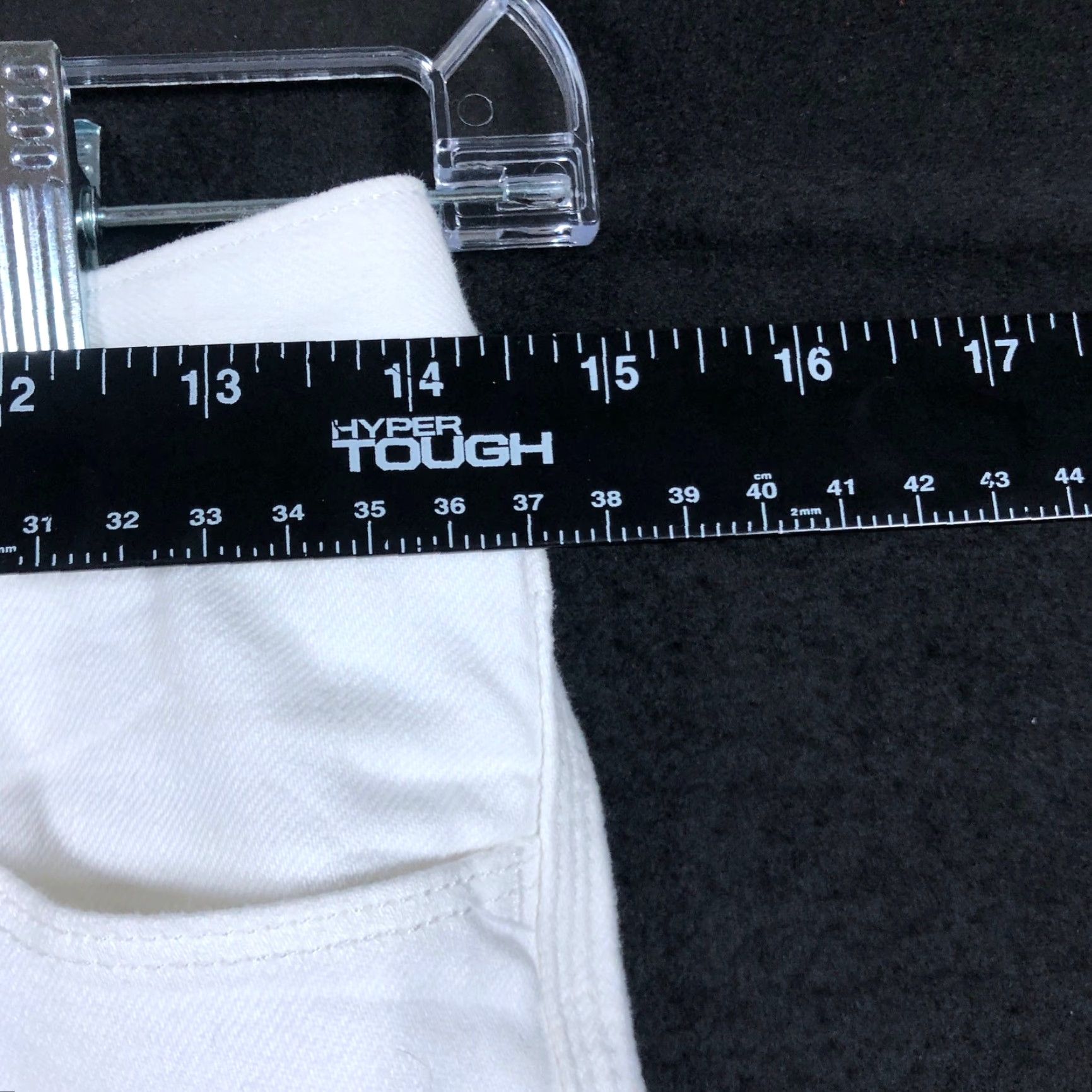 Banana Republic Banana Republic Jeans White Denim Mid Rise Skinny Stretch 26 Pants Womens Regular 28" Inseam 5-Pocket Solid Cotton Blend Spandex Skinny Size 28" / US 6 / IT 42 - 7 Thumbnail
