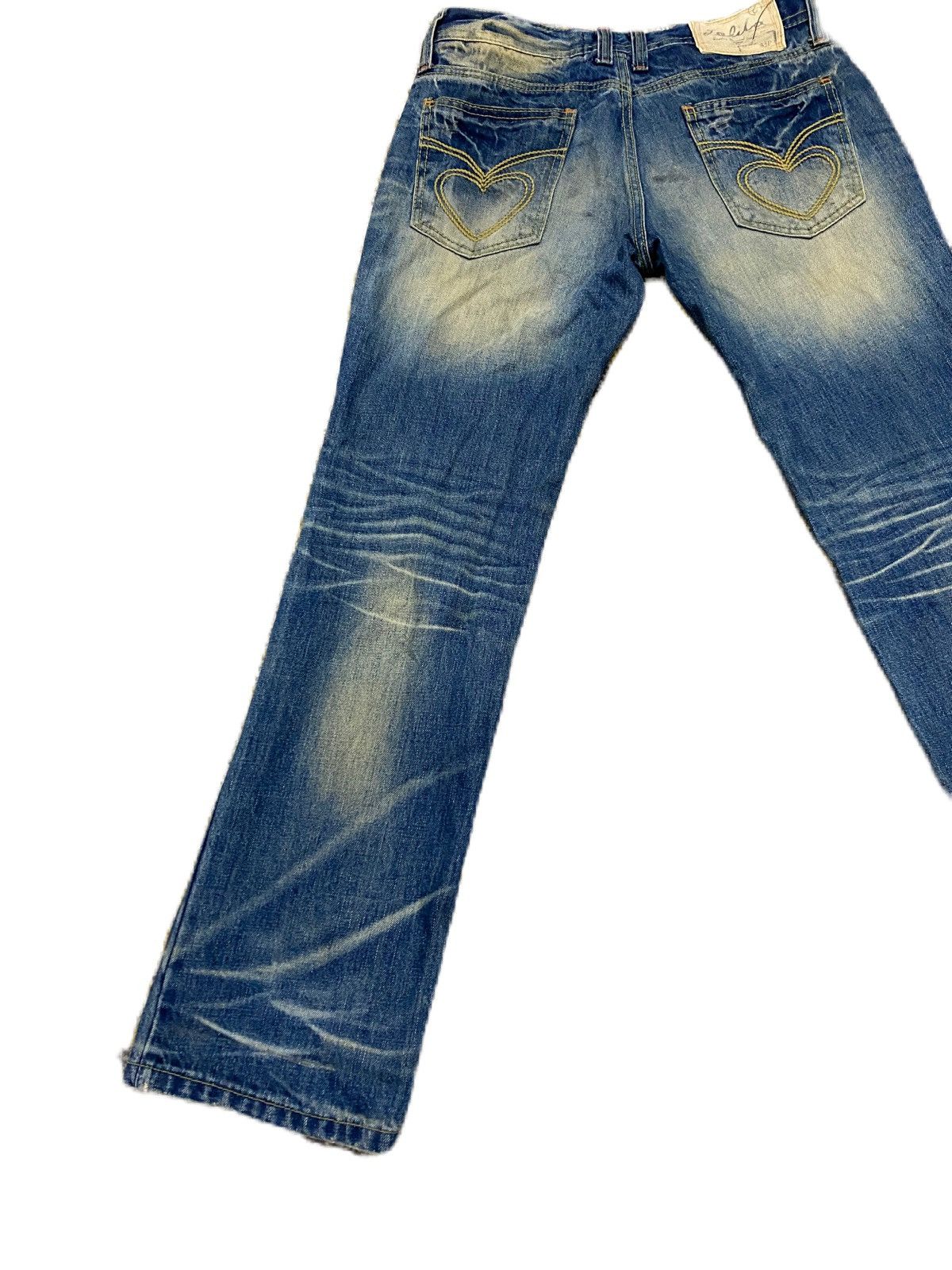 Hiroshi Fujiwara × Japanese Brand × Junya Watanabe YOSHITOMO NARA LOLITA JEANS, DISTRESS DESIGN STRAIGHT STYLE Size US 34 / EU 50 - 5 Thumbnail