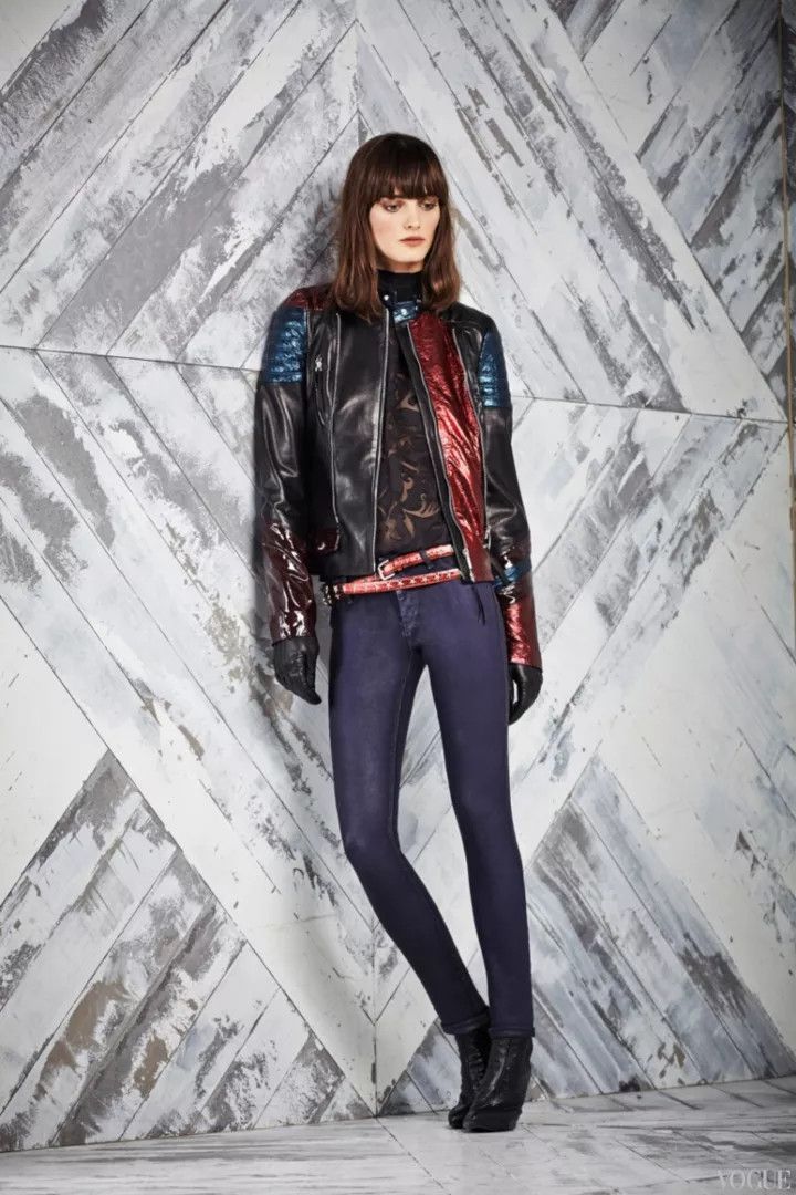 Just Cavalli JUST ROBERTO CAVALLI COUTURE 2013 LEATHER BIKER JACKET Size XL / US 12-14 / IT 48-50 - 24 Thumbnail