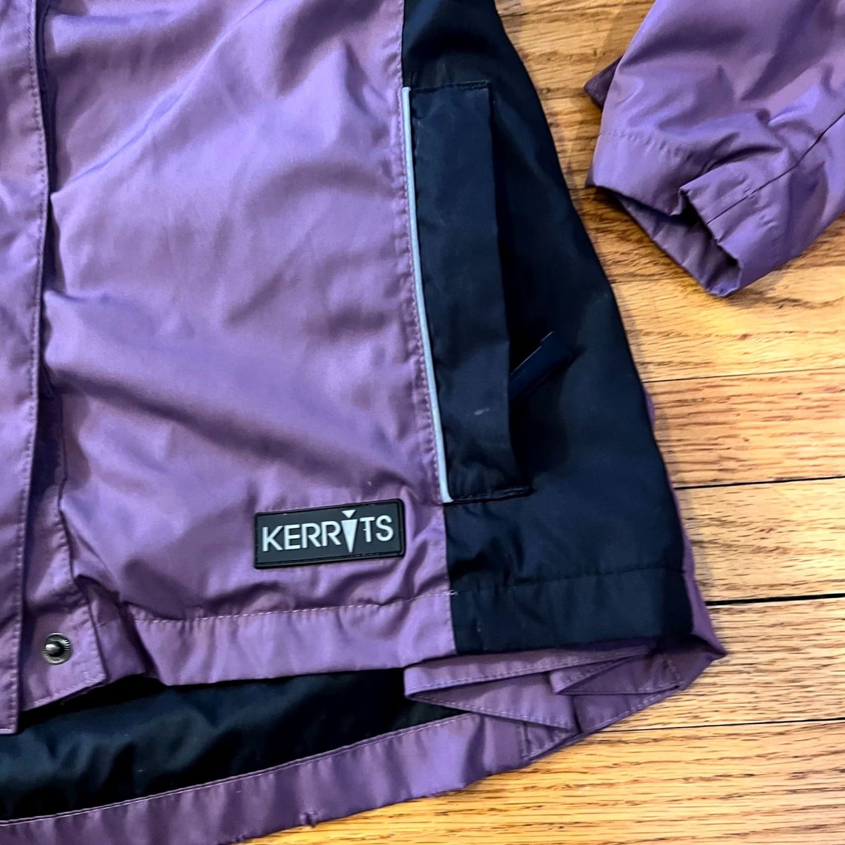 Vintage Kerrits Womens Small Purple Equestrian Full Zip Outdoor Hooded Riding Jacket Size S / US 4 / IT 40 - 2 Thumbnail
