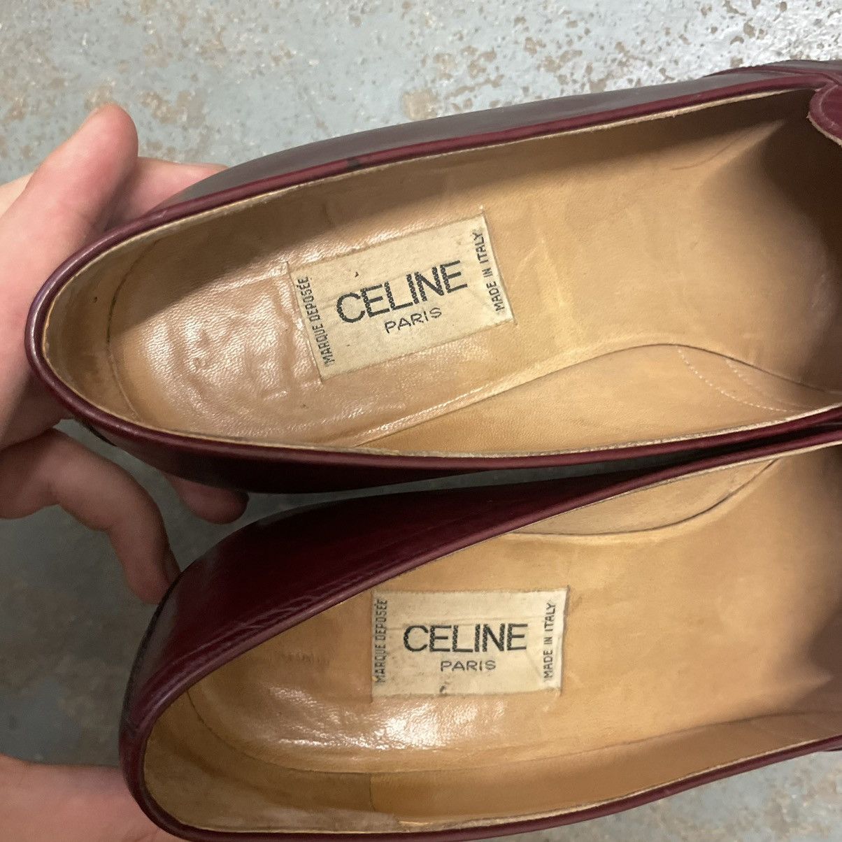 Celine × Vintage Vintage celine leather pumps Size US 9 / IT 39 - 2 Thumbnail