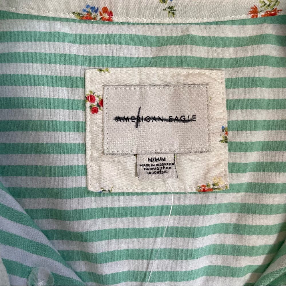 American Eagle Outfitters New American Eagle Outfitters Relaxed Fit Crop Striped Long Size M / US 6-8 / IT 42-44 - 6 Thumbnail