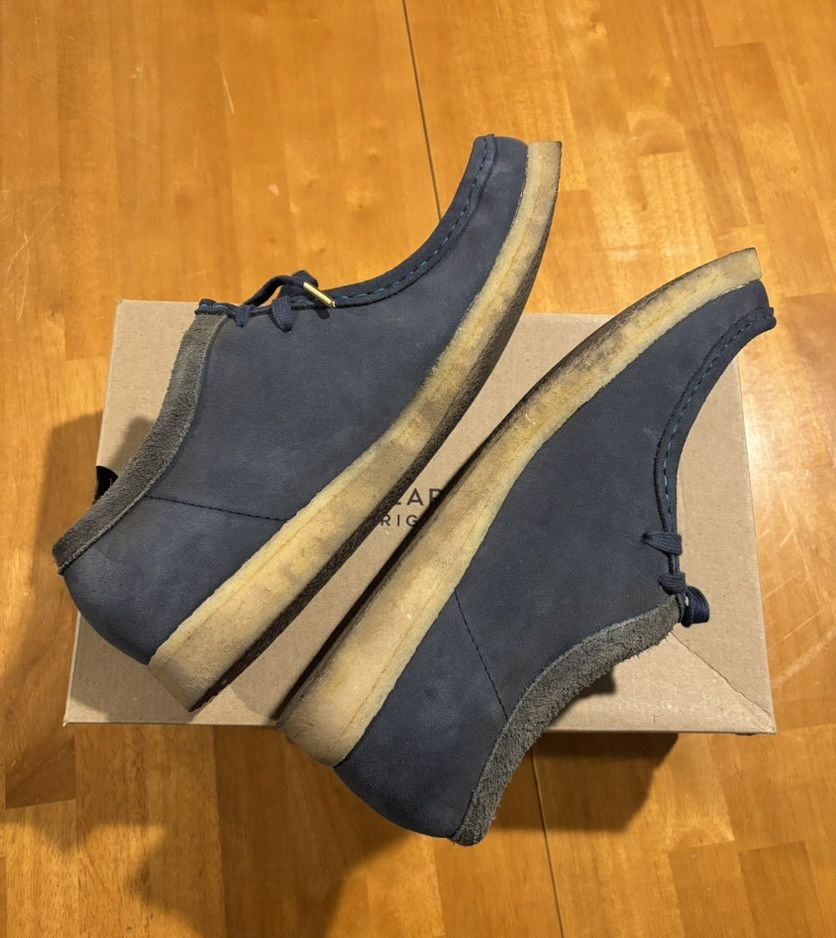BetterTM × Clarks × Nepenthes 2023 Re-Purposed Gate Blue Suede Wallabees Size US 12 / EU 45 - 6 Thumbnail