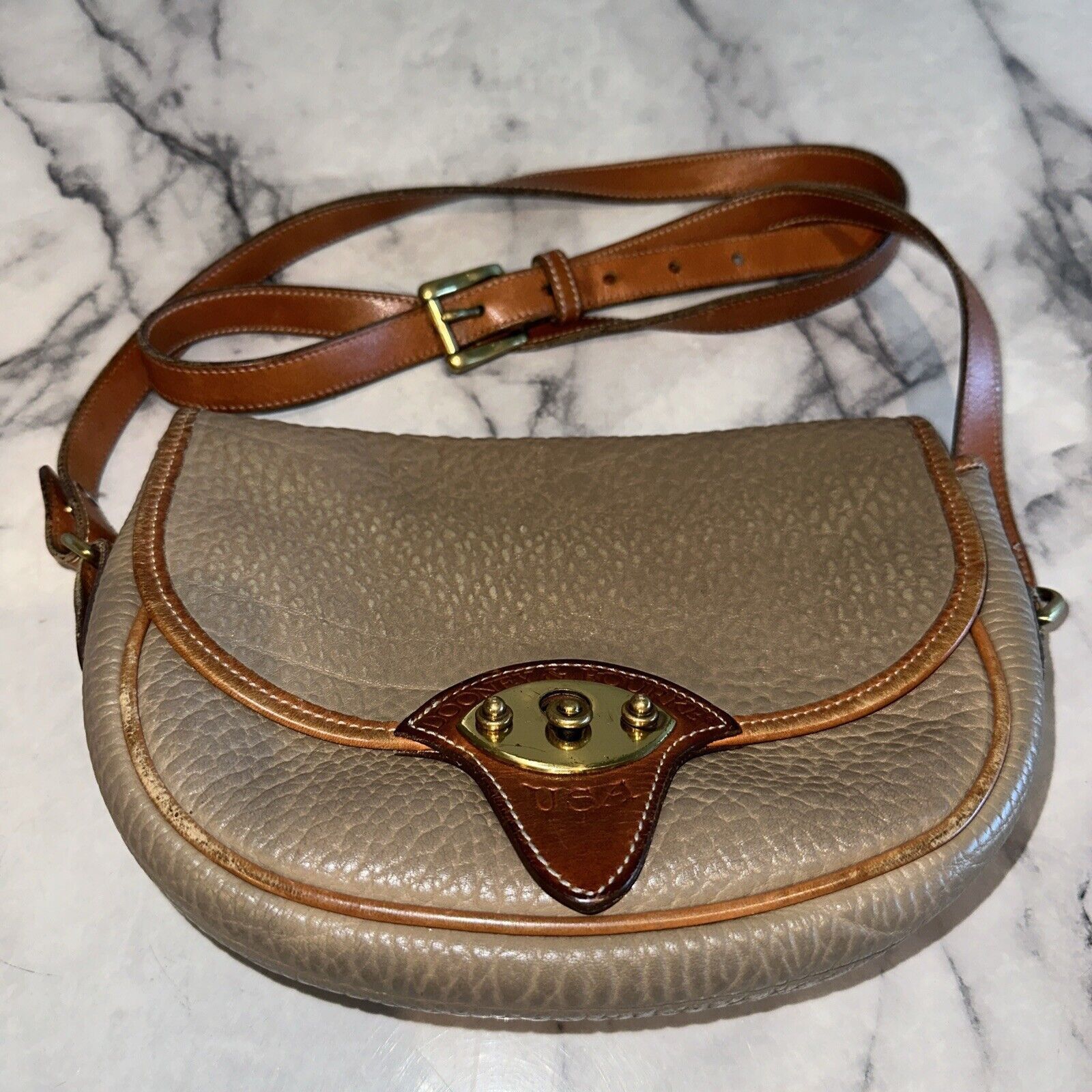 Dooney & Bourke Vtg Dooney & Bourke Cavalry Trooper Shoulder Bag Crossbody Size ONE SIZE - 14 Thumbnail