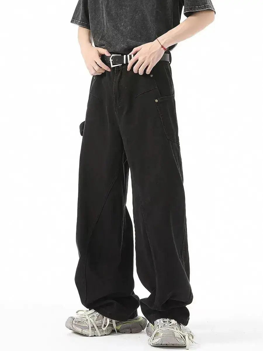 Japanese Brand Vintage work trousers loose cleanfit Size US 32 / EU 48 - 5 Thumbnail