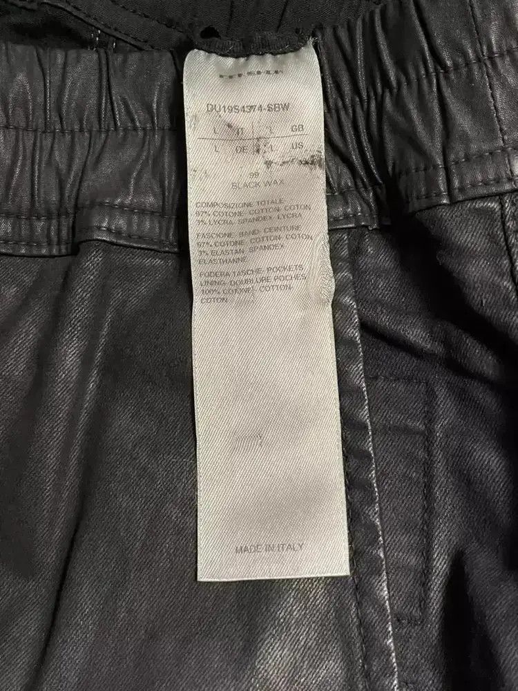 Rick Owens Sz L Rick Owens Waxed Sweatpants-2507 Size US 34 / EU 50 - 3 Thumbnail