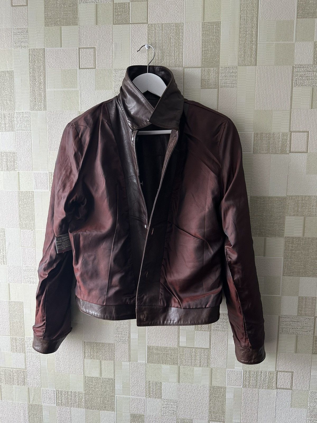 Ben Sherman Ben Sherman women’s learher jacket size S good cond Size M / US 6-8 / IT 42-44 - 14 Thumbnail