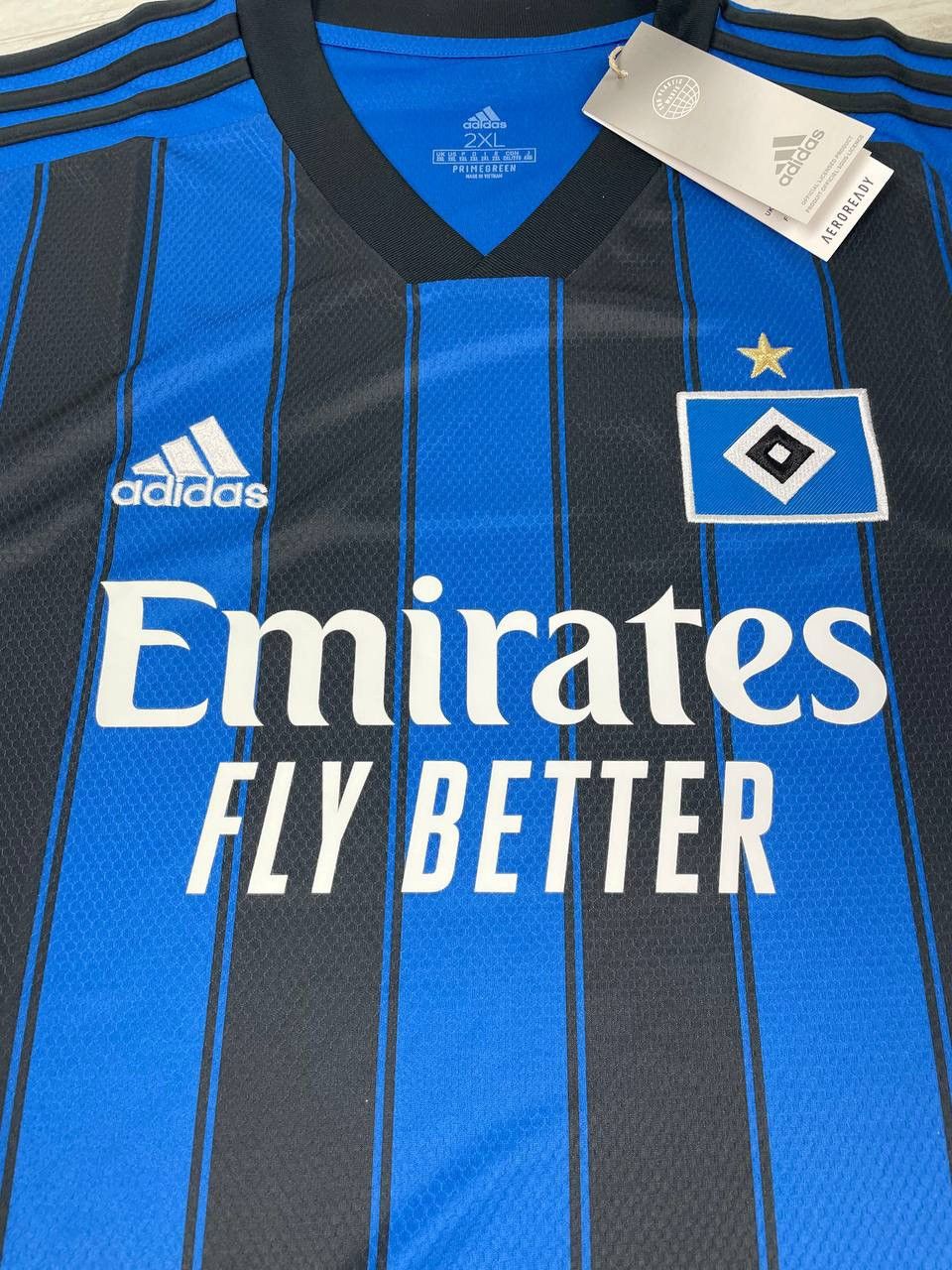 Adidas Adidas Hamburg SV 2021 2022 Away Shirt Soccer Jersey Size US XXL / EU 58 / 5 - 6 Thumbnail