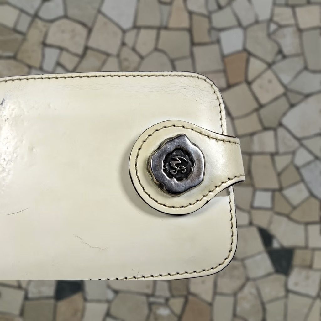 Twins Wins House Leather Bifold Wallet Beige Men Size ONE SIZE - 1 Thumbnail