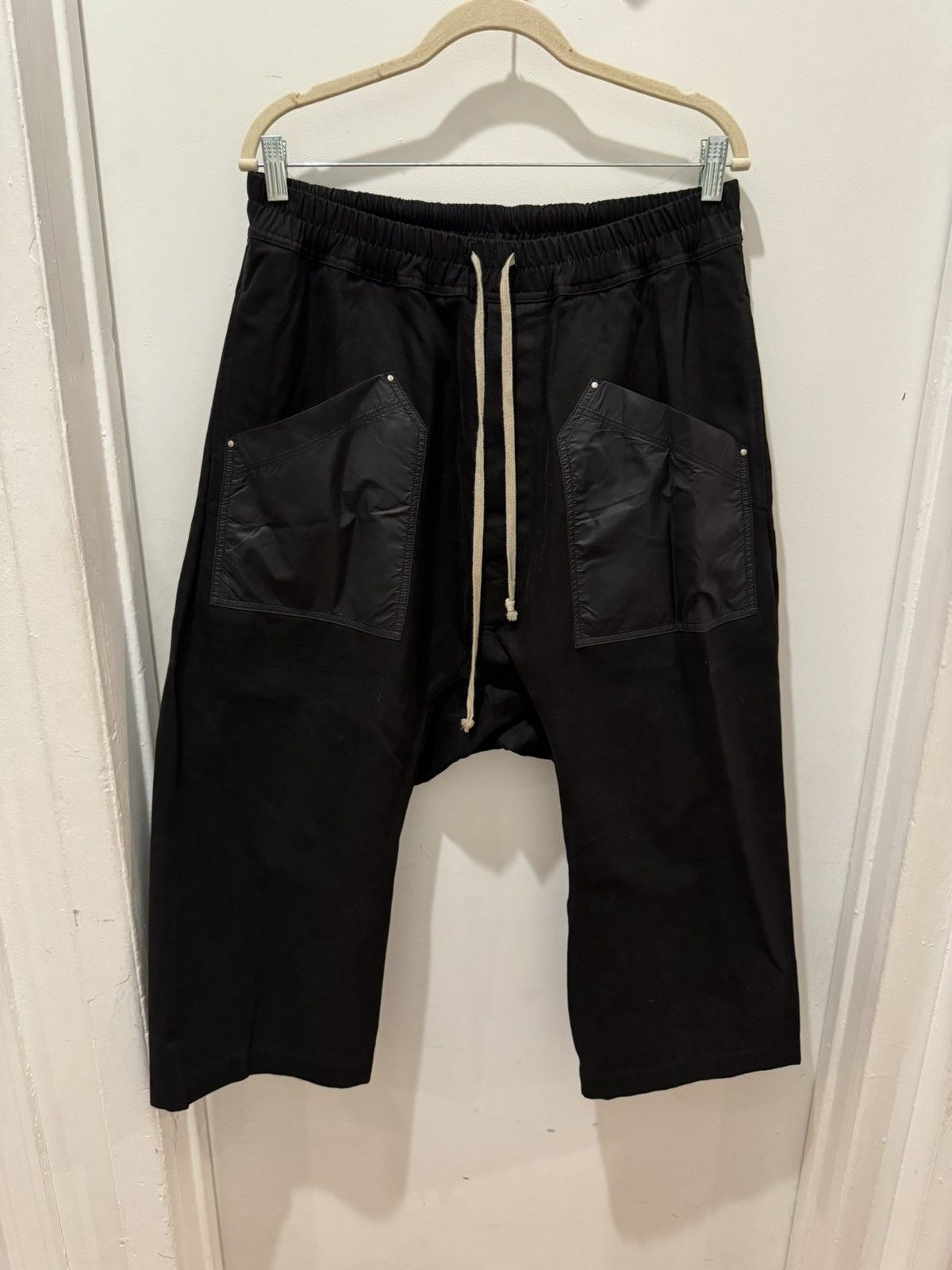 Rick Owens Rick Owens Nylon Pocket 3/4th Pants Black | Grailed