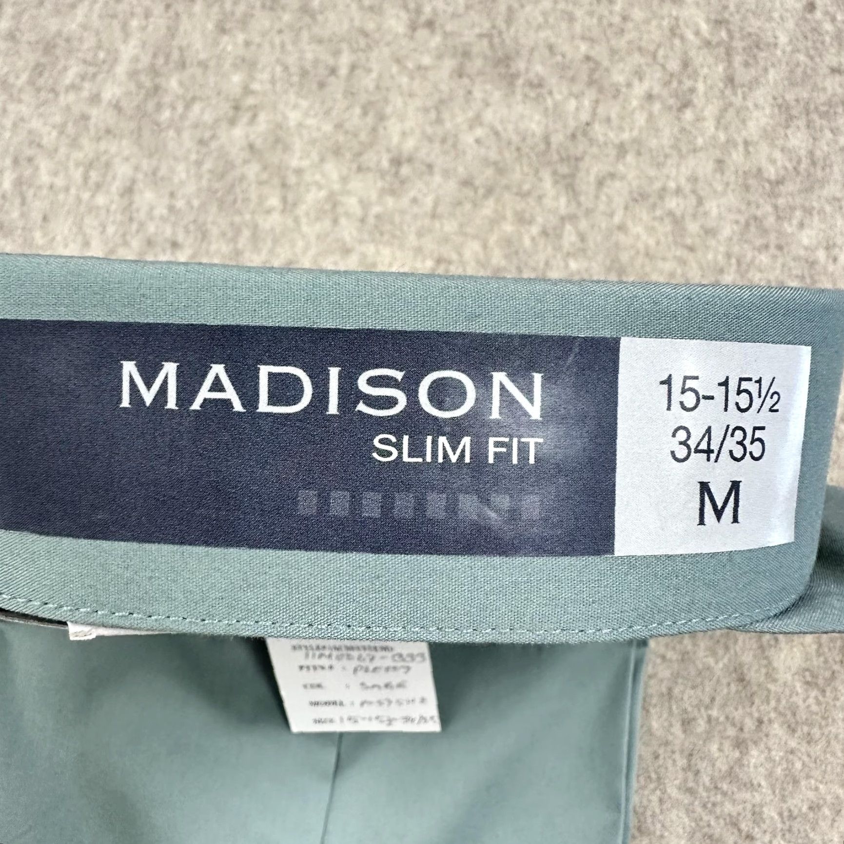 madison slim fit dress shirts Bojoni Madison Green Slim Fit Suit main image 1
