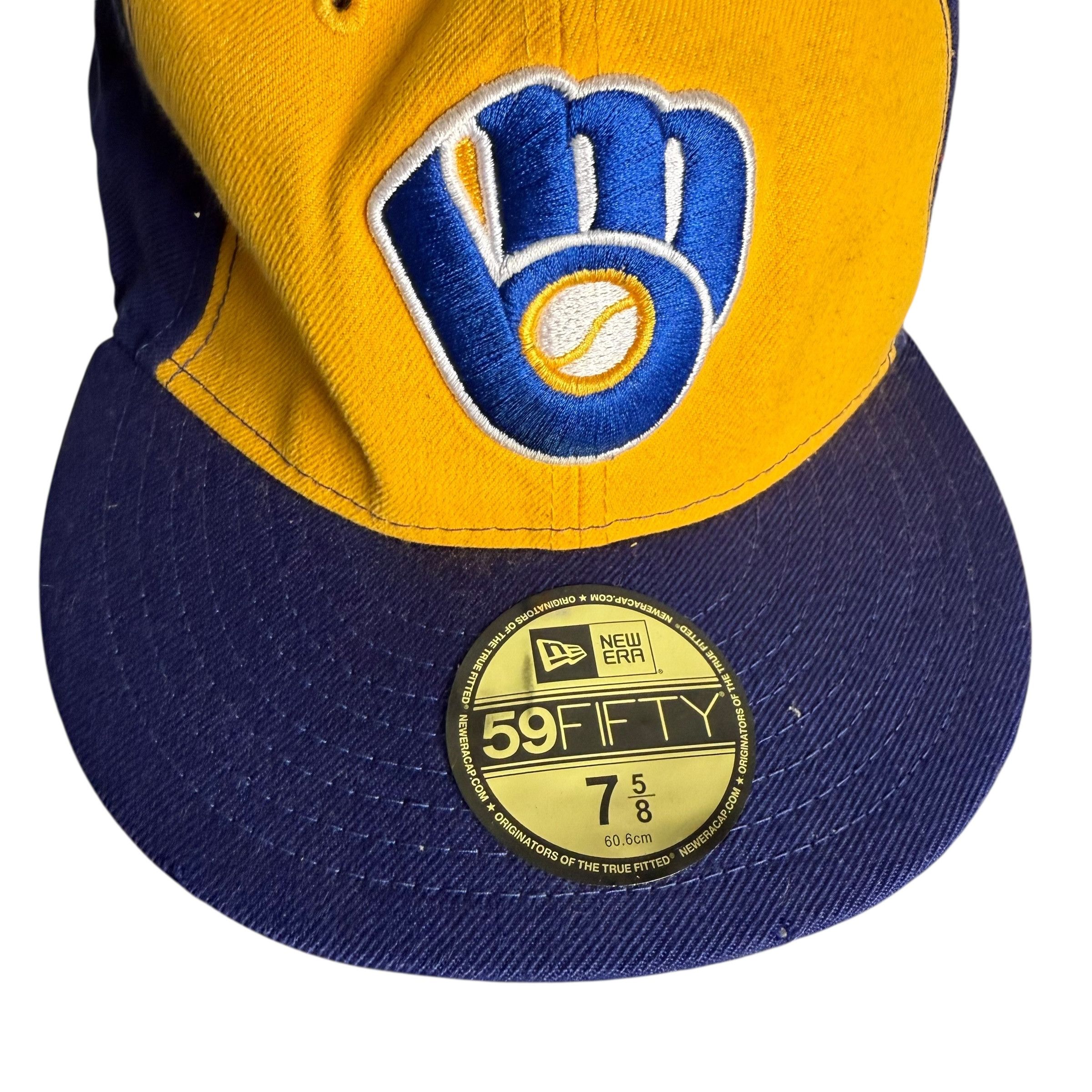 MLB 🔥RARE🔥New Era x Cooperstown Milwaukee Brewers MLB Cap Size ONE SIZE - 2 Thumbnail