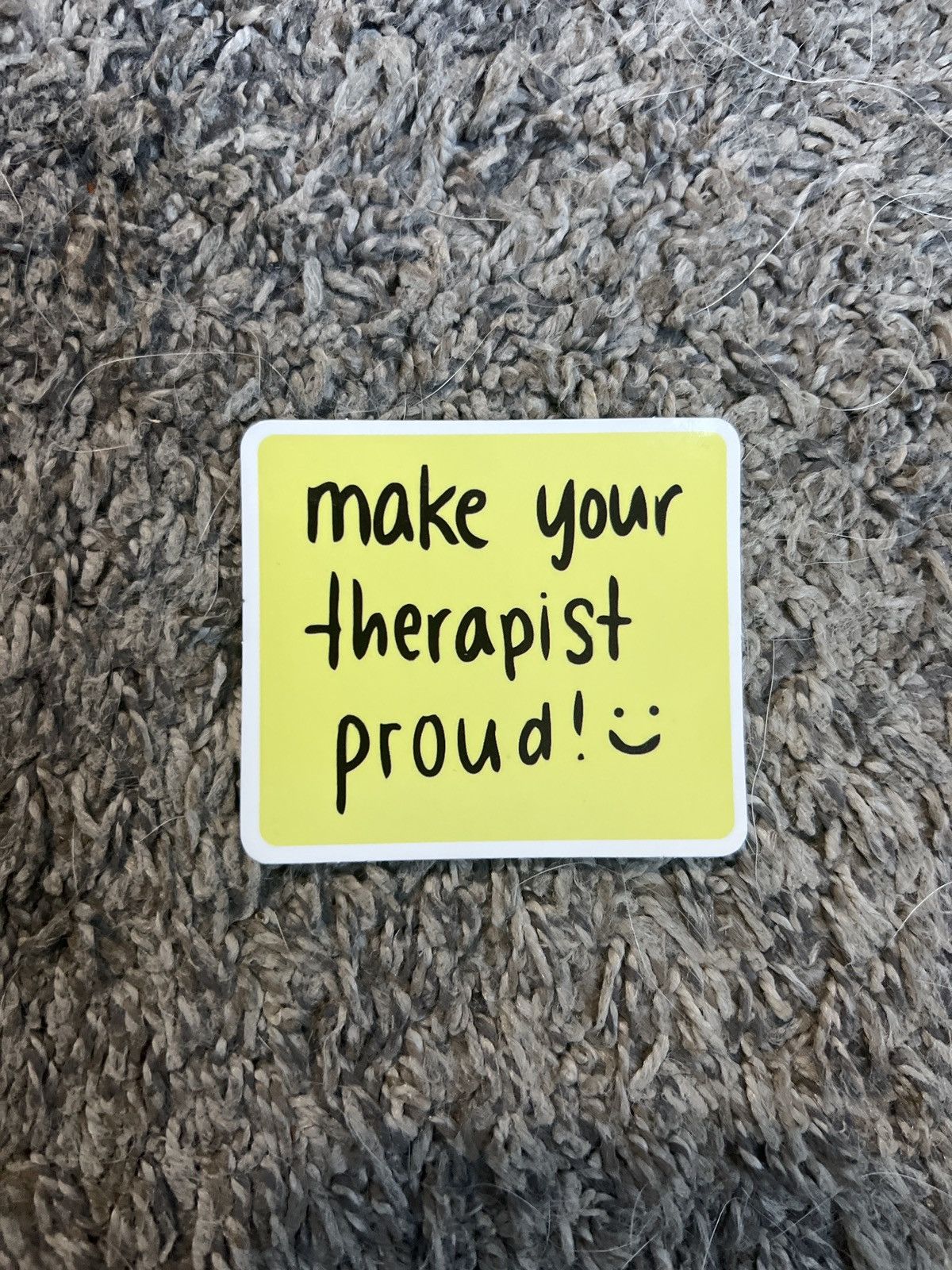 Hypebeast × Vintage Make Your Therapist Proud! Sticker Size ONE SIZE - 1 Thumbnail