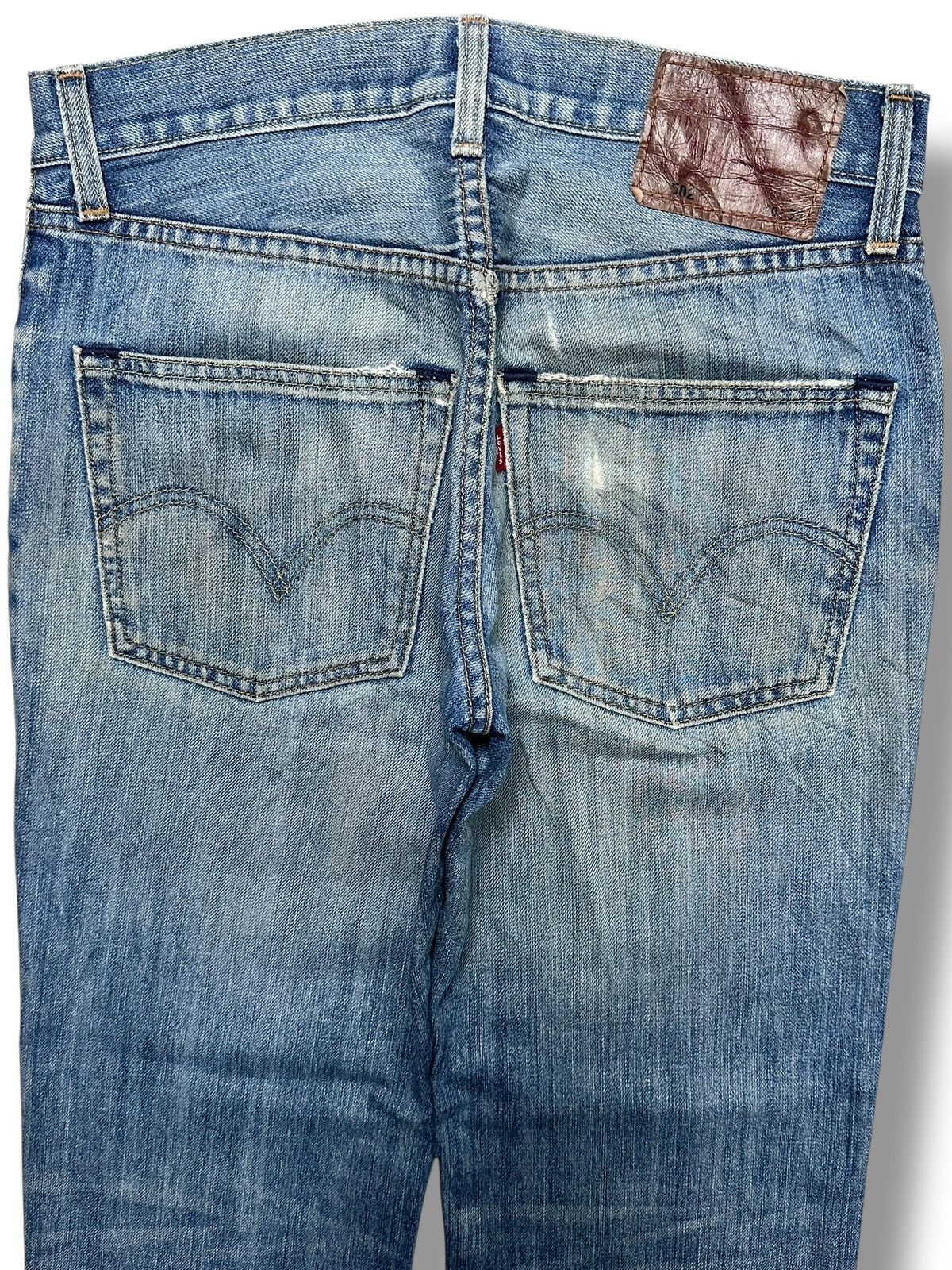 Levi's Vintage Levi’s 502 Regular Fit Denim Jeans Light BlueWash Size US 32 / EU 48 - 4 Thumbnail