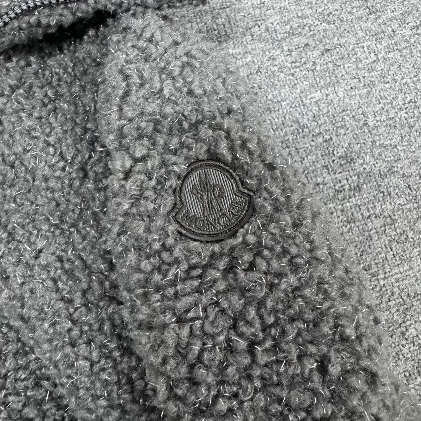 Moncler Moncler Barbot Gray Teddy Lapel Short Puffer 2 Near New Size XS / US 0-2 / IT 36-38 - 5 Thumbnail